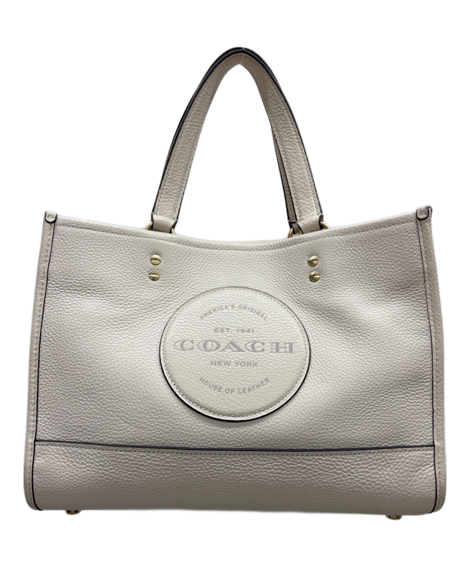 中古・古着通販】COACH (コーチ) 2WAYショルダーバッグ アイボリー