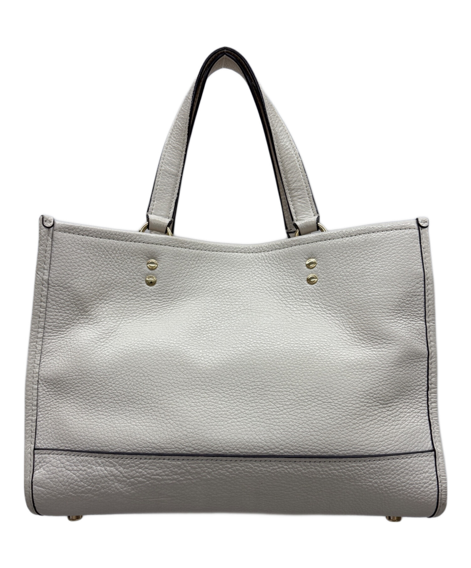 中古・古着通販】COACH (コーチ) 2WAYショルダーバッグ アイボリー