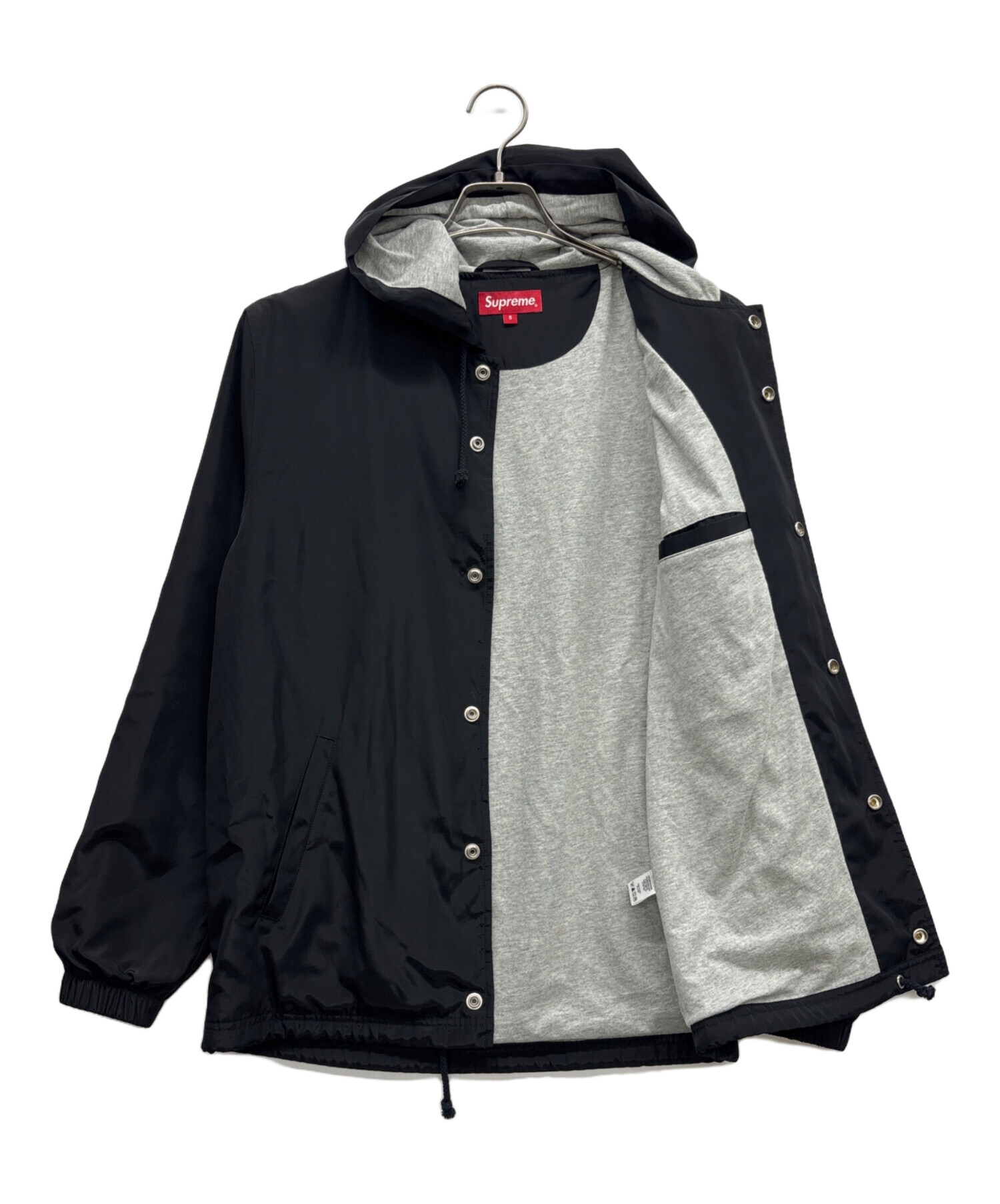 supreme  champion コーチジャケット S 中古 中古・古着通販】SUPREME (シュプリーム) コーチジャケット ブラック