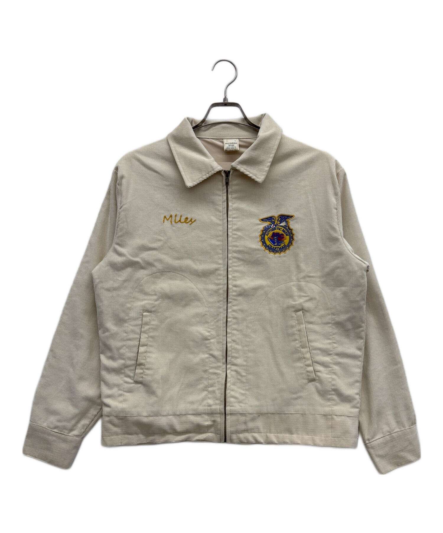 中古・古着通販】ALCARZA (アルカライザ) ワークジャケット アイボリー