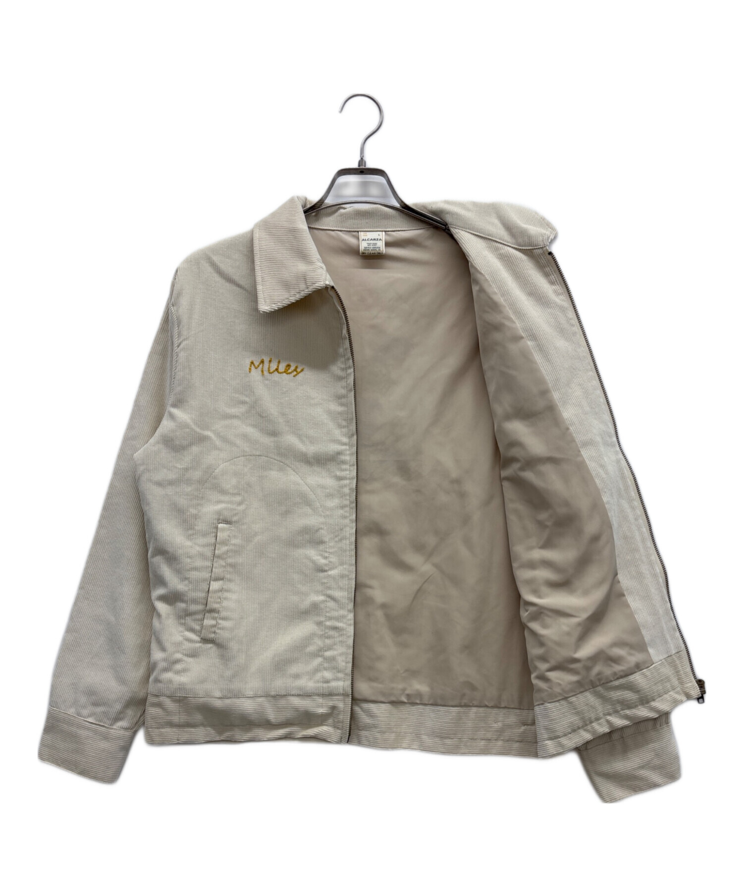 中古・古着通販】ALCARZA (アルカライザ) ワークジャケット アイボリー