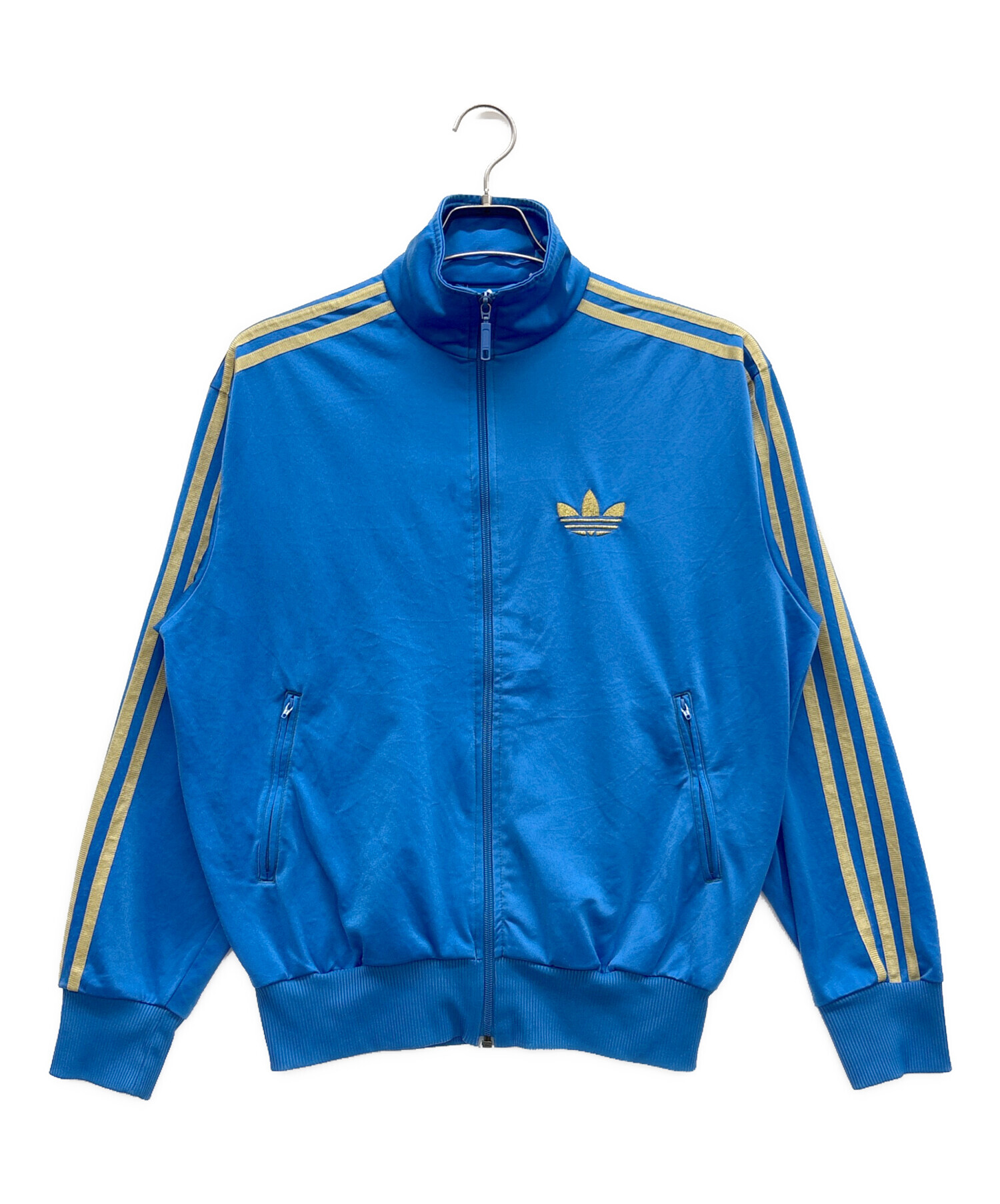 中古・古着通販】adidas (アディダス) トラックジャケット ブルー
