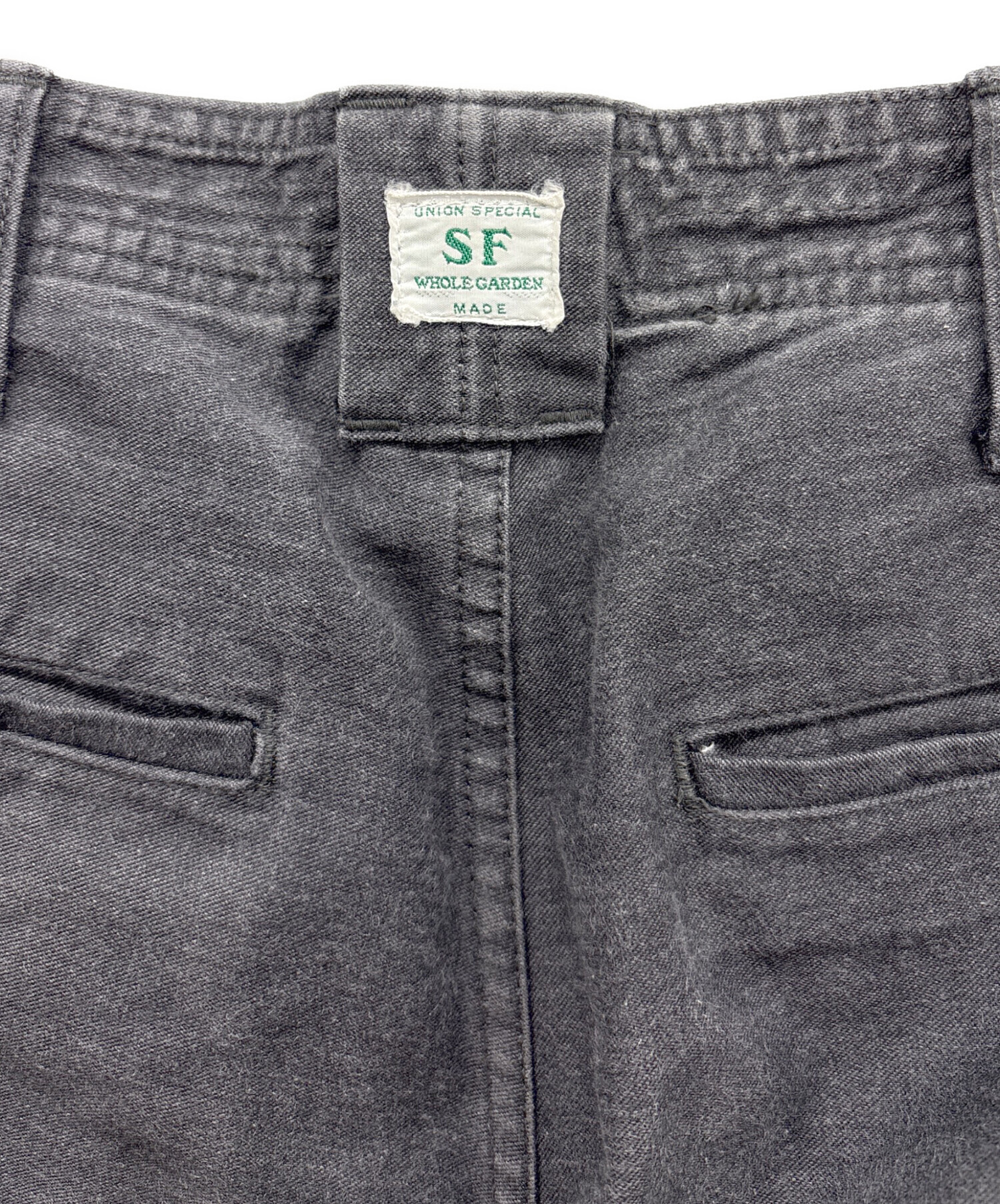 中古・古着通販】SASSAFRAS (ササフラス) デニムパンツ グレー サイズ 