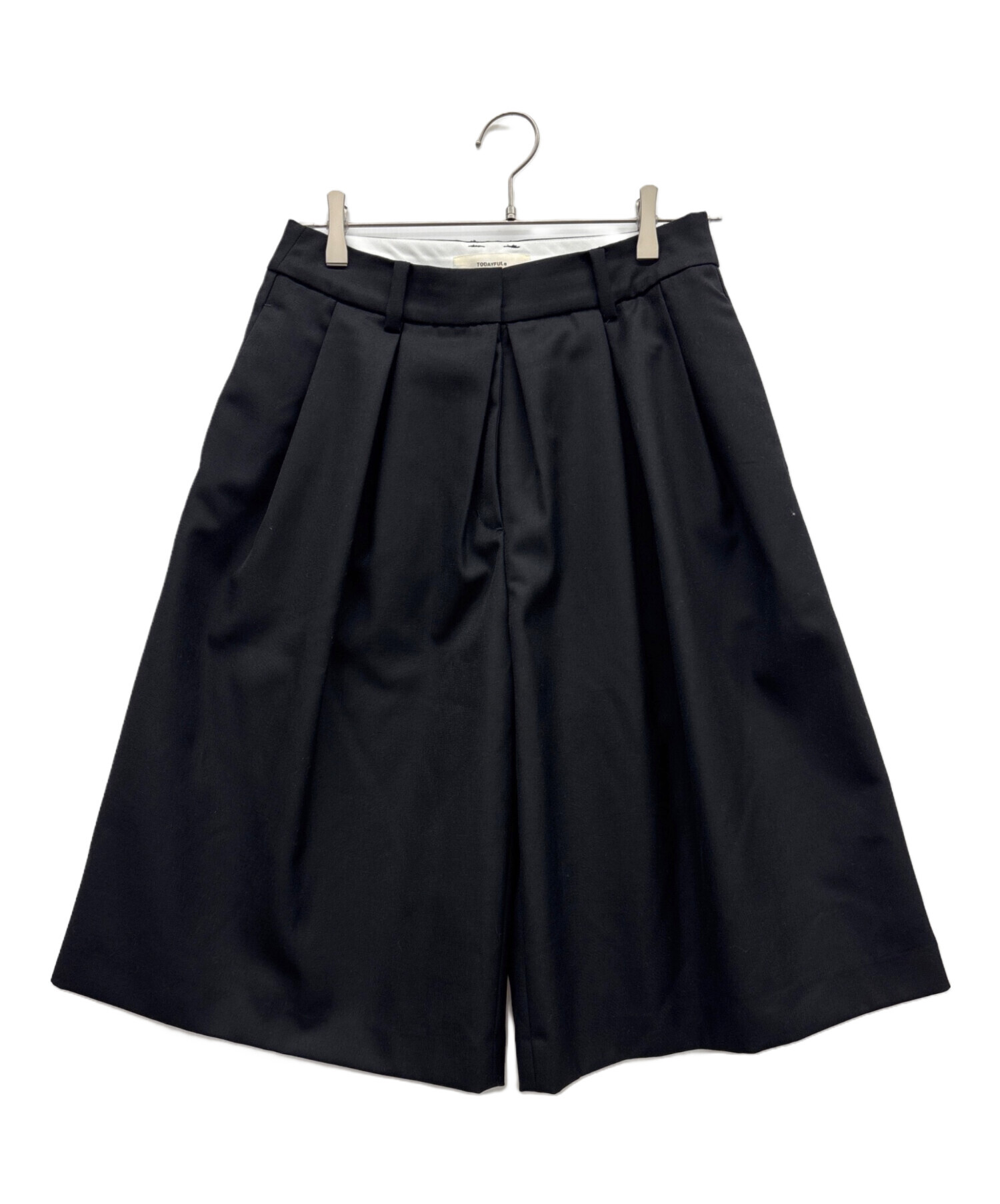 中古・古着通販】TODAYFUL (トゥデイフル) バミューダパンツ ブラック