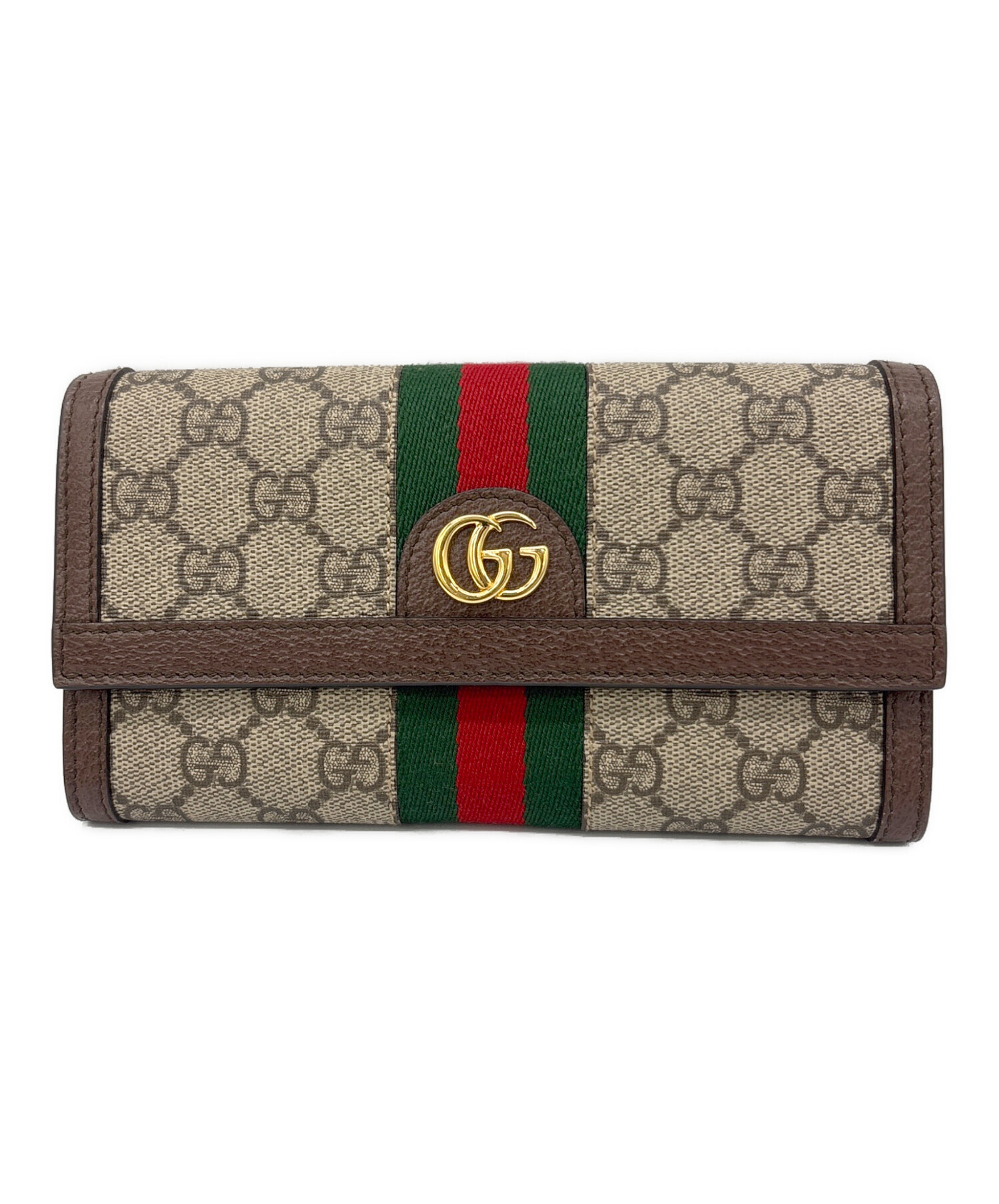 中古・古着通販】GUCCI (グッチ) 長財布 ブラウン｜ブランド・古着通販