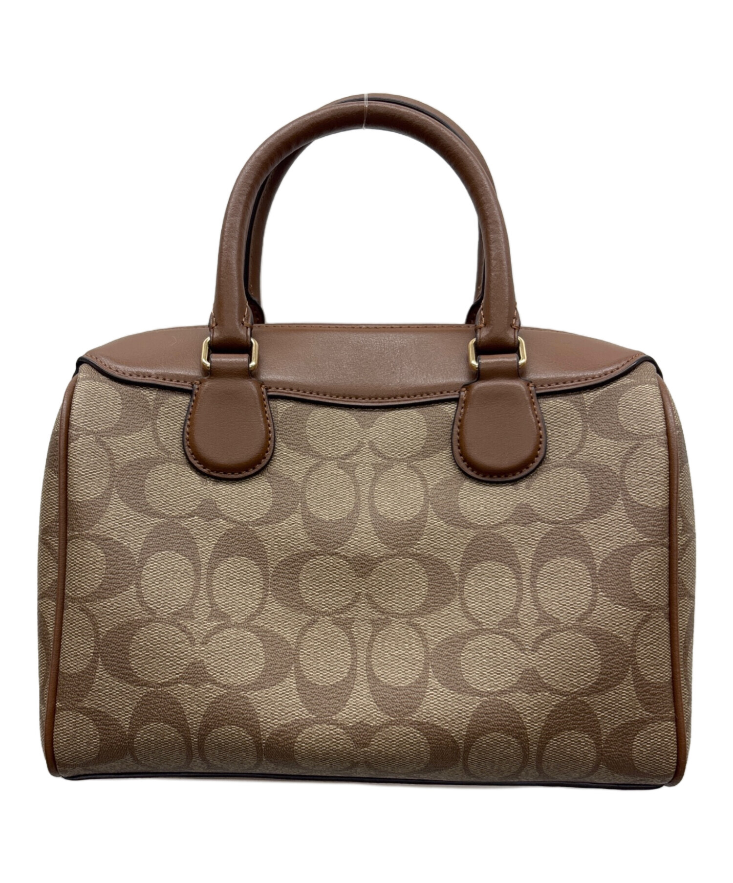 中古・古着通販】COACH (コーチ) ミニボストンバッグ ブラウン 