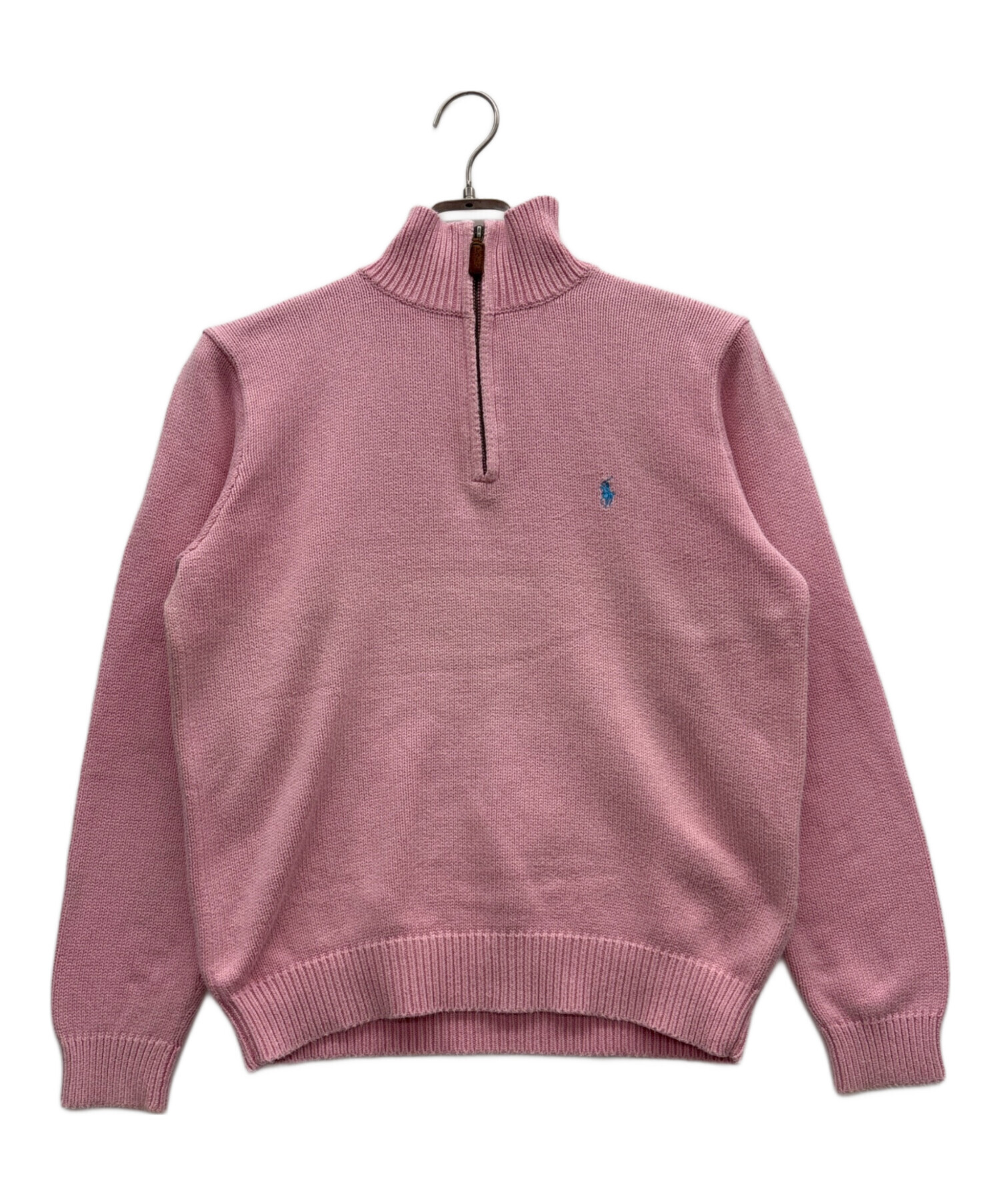 POLO GOLF ハーフジップ セーター ピンク L 中古・古着通販】POLO RALPH LAUREN (ポロ・ラルフローレン) ハーフ