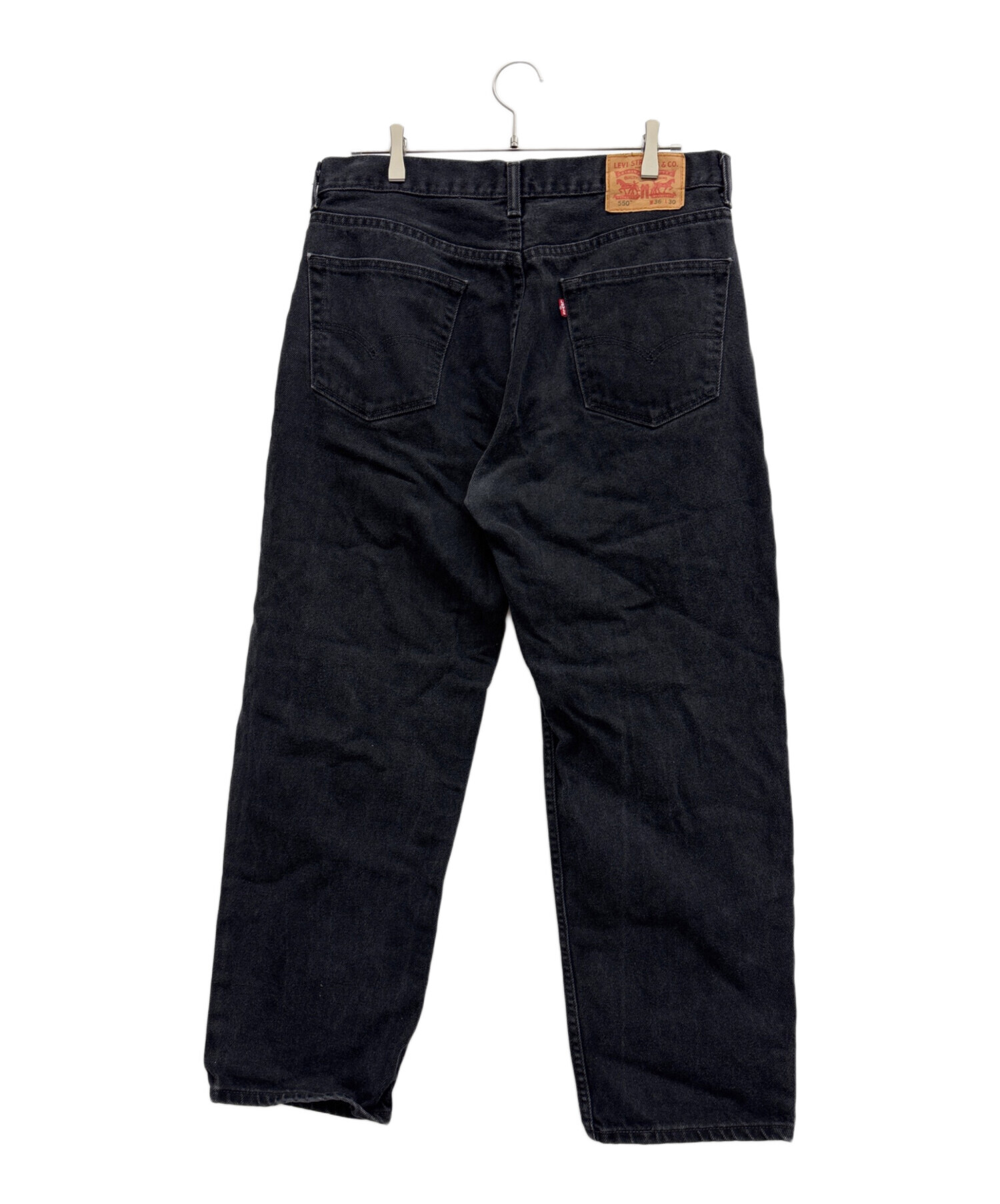 中古・古着通販】LEVI'S (リーバイス) 550デニムパンツ ブラック