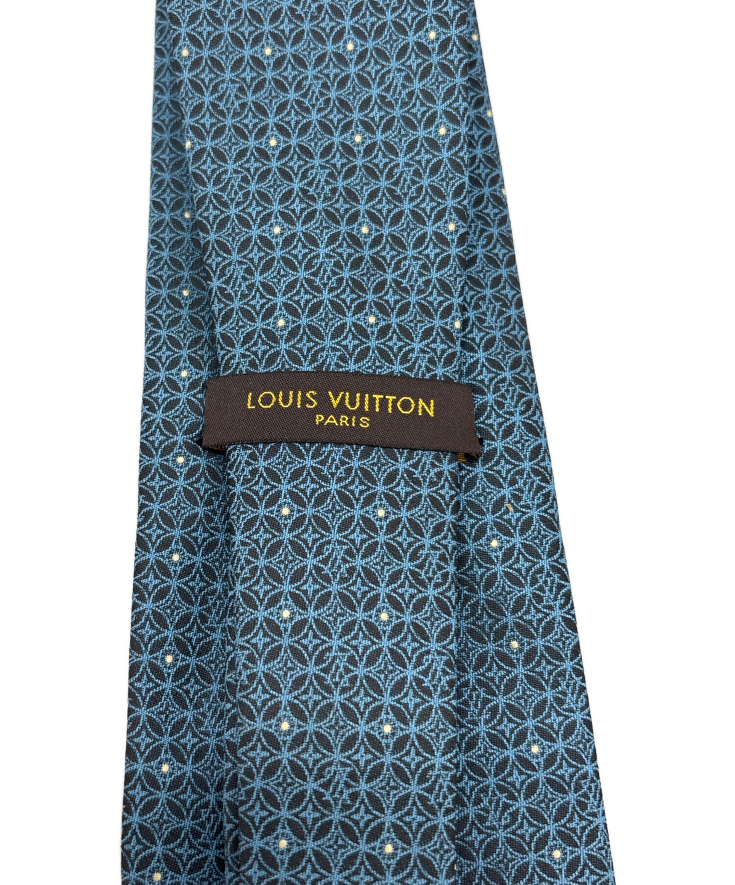 【美品】LOUIS VUITTON ルイヴィトン　ネクタイ　青　ソリッド　タグ付 中古・古着通販】LOUIS VUITTON (ルイ ヴィトン) ネクタイ ブルー