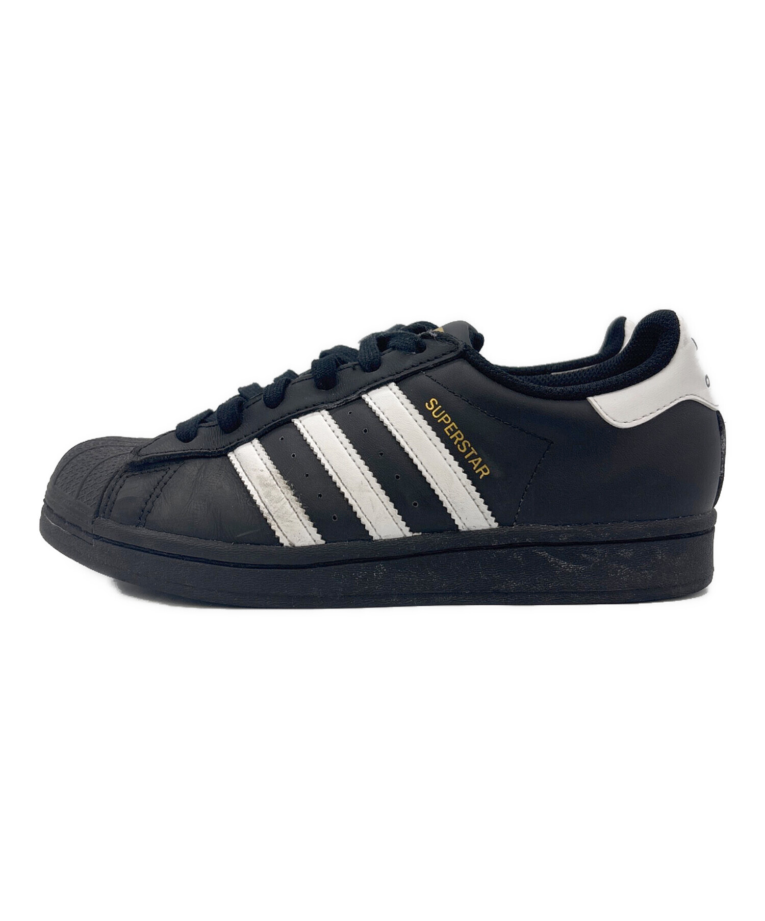 Superstar ブラック ホワイト　26センチ　中古品 中古・古着通販】adidas (アディダス) SUPER STAR ブラック×ホワイト