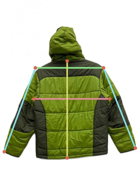 中古・古着通販】Patagonia (パタゴニア) 中綿ジャケット 黄緑 サイズ
