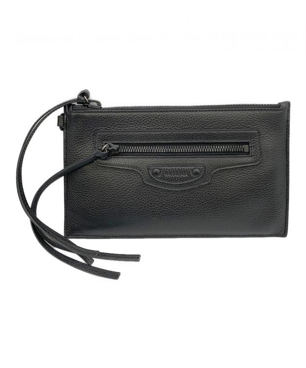 u*u様 BALENCIAGA クラッチバッグ ブラック 中古・古着通販】BALENCIAGA (バレンシアガ) クラッチバッグ ブラック