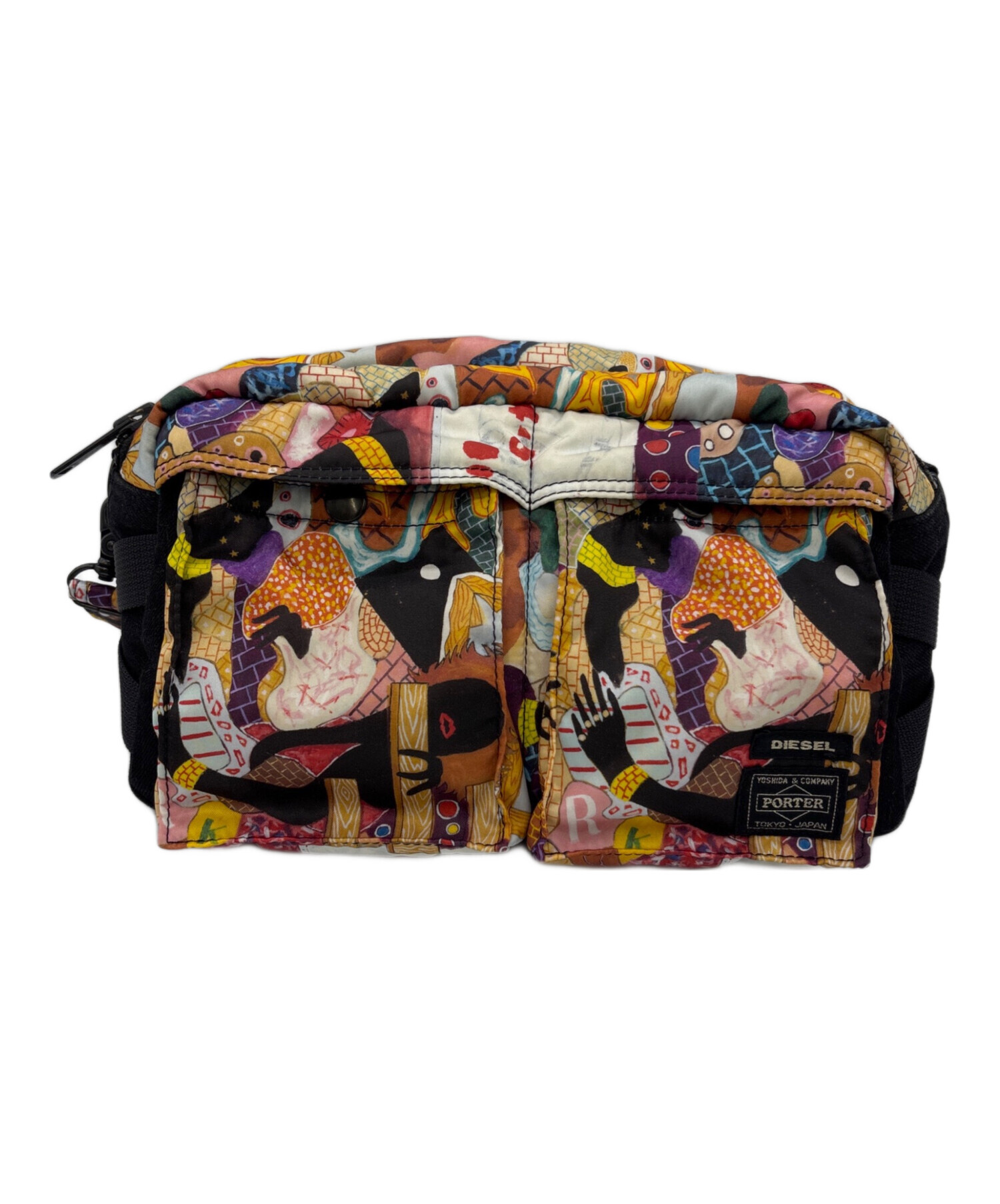 DIESELディーゼルPORTERポーター横尾忠則WAISTBAGisetan 中古・古着通販】PORTER (ポーター) DIESEL (ディーゼル) 横尾忠則