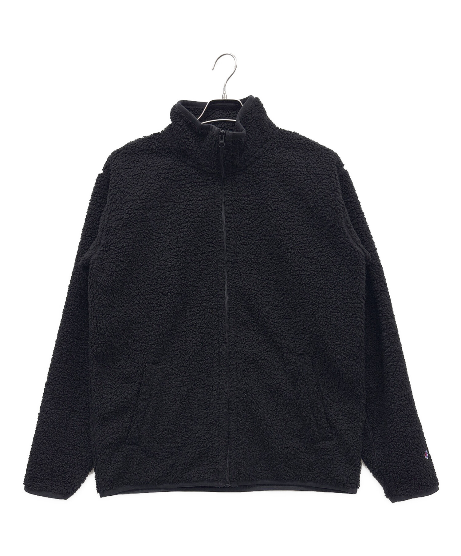 中古・古着通販】Champion (チャンピオン) ボアジャケット ブラック