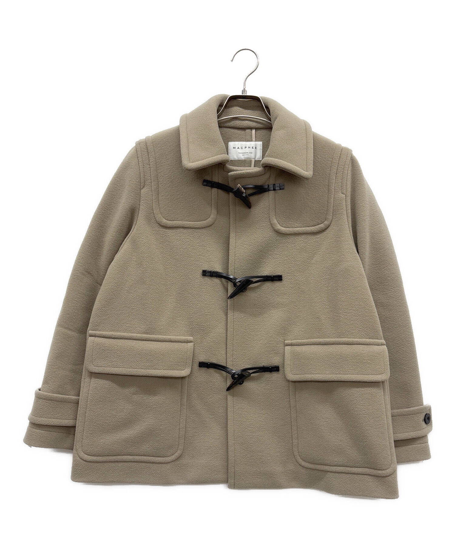 中古・古着通販】MACPHEE (マカフィー) ダッフルコート ベージュ