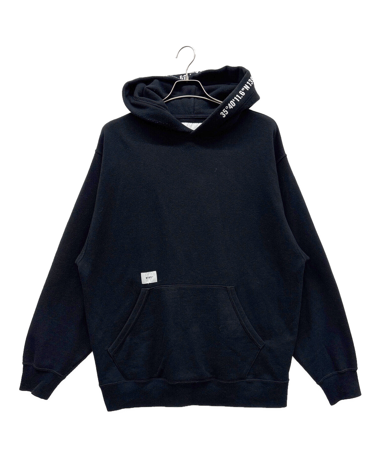 Nini WTAPS ダブルタップス パーカー サイズ03 中古・古着通販】WTAPS (ダブルタップス) 裏起毛パーカー ブラック