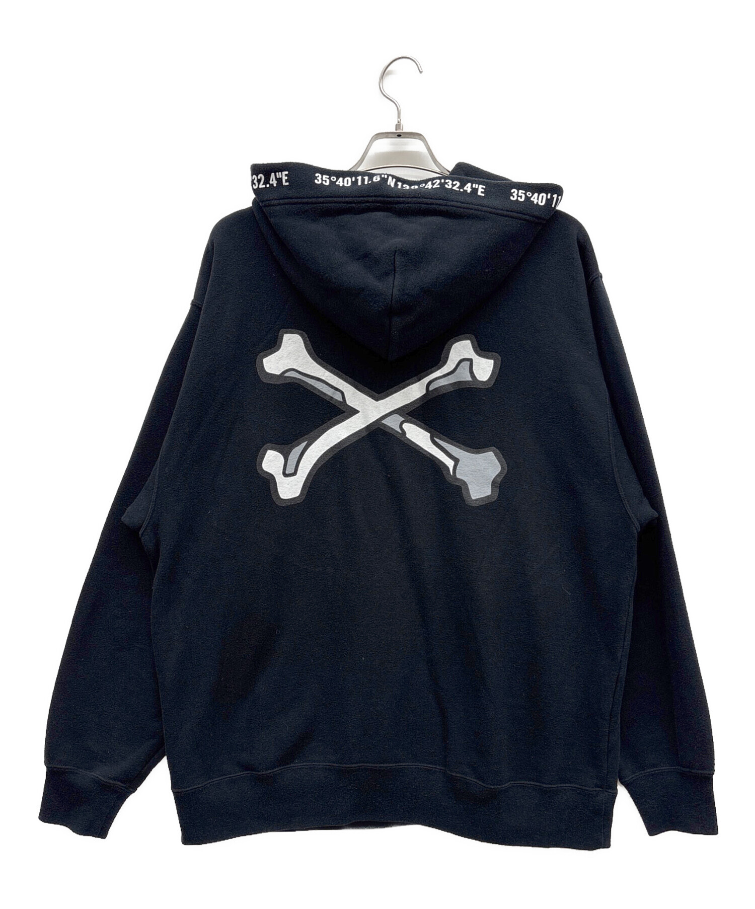 中古・古着通販】WTAPS (ダブルタップス) 裏起毛パーカー ブラック