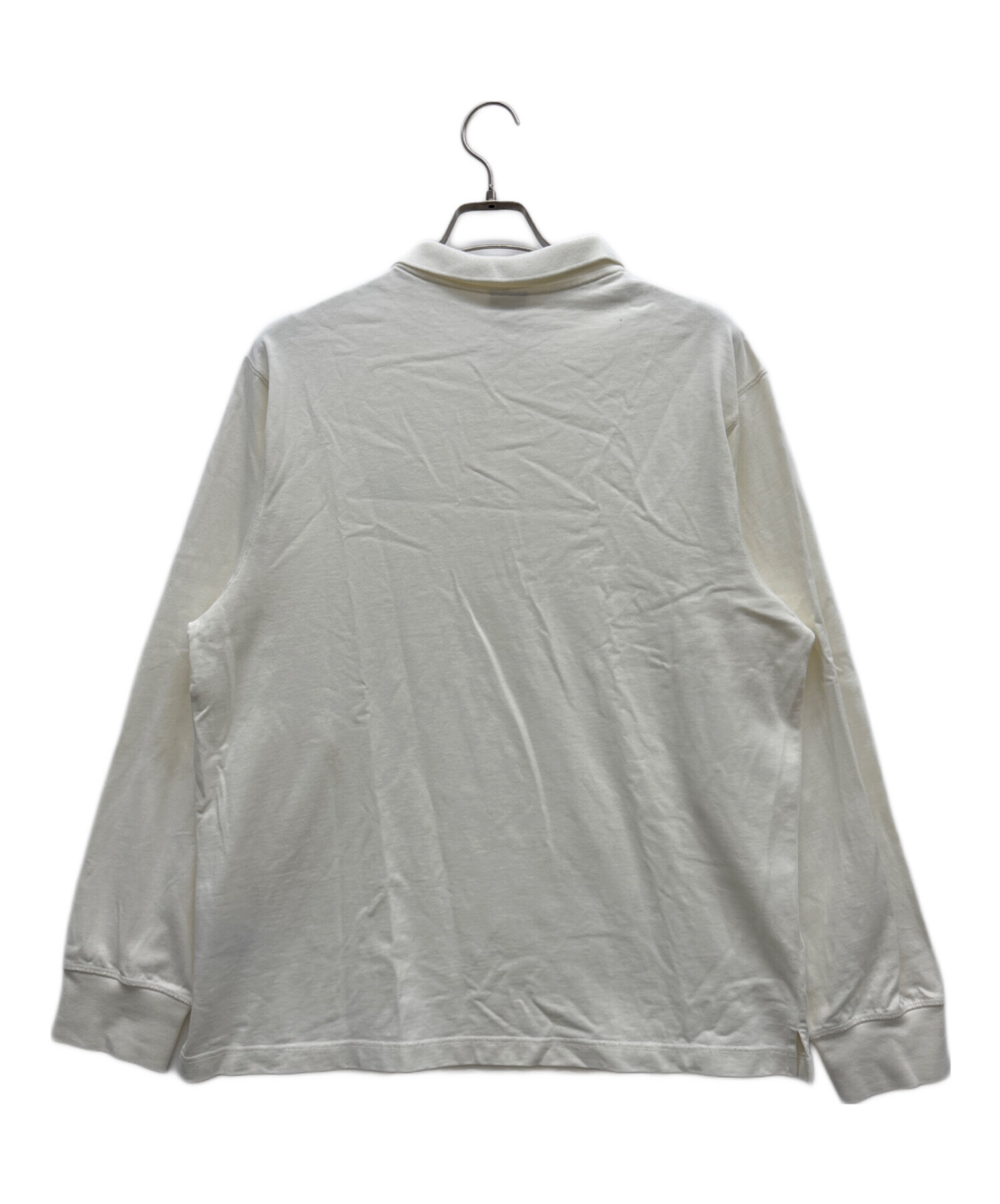 中古・古着通販】NIKE (ナイキ) CLUB KNIT LS POLO ホワイト サイズ