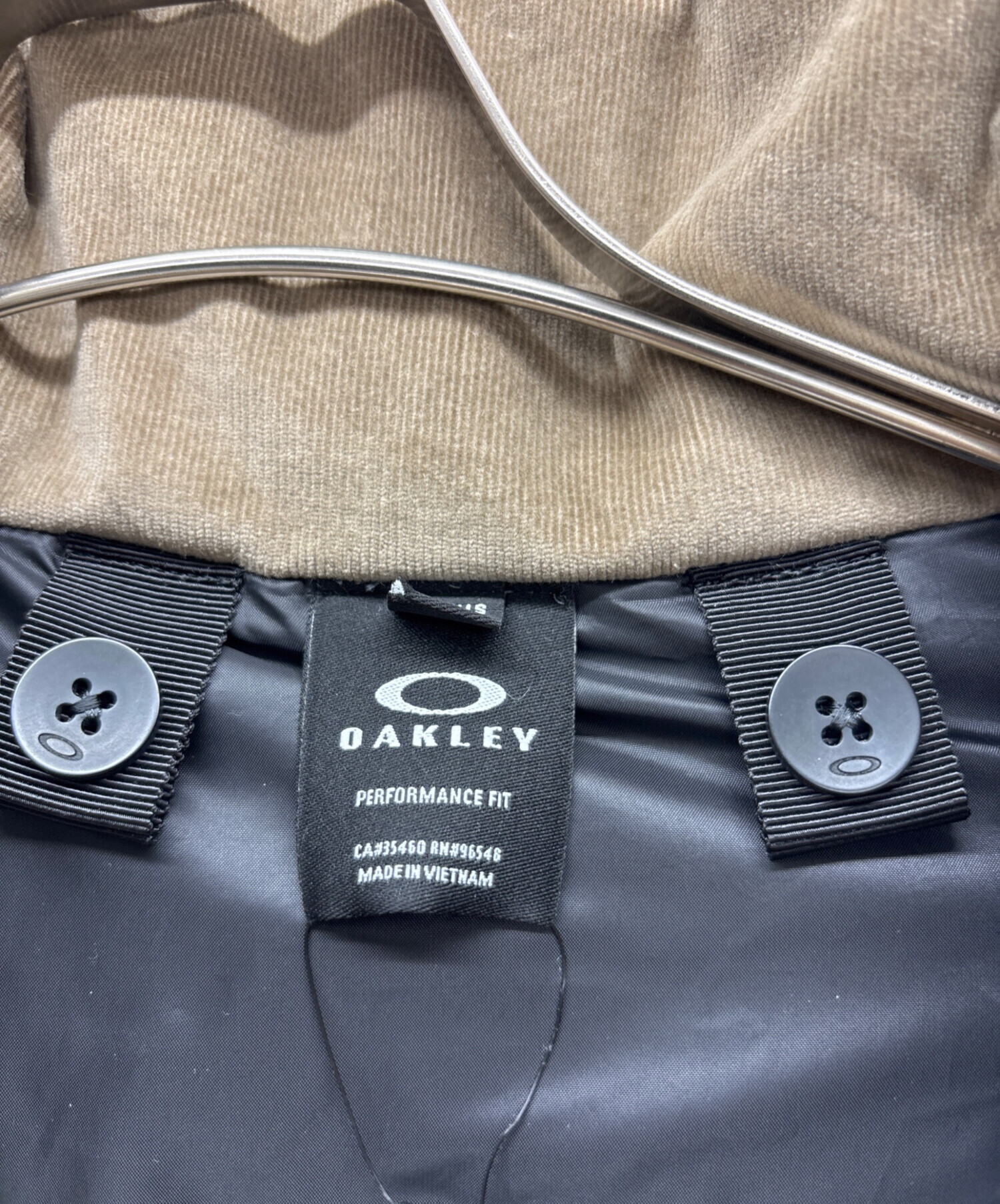 中古・古着通販】OAKLEY (オークリー) 中綿ジャケット ブラウン サイズ