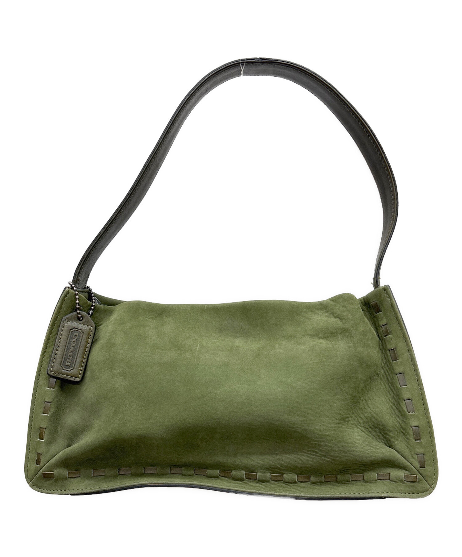中古・古着通販】COACH (コーチ) ハンドバッグ グリーン｜ブランド