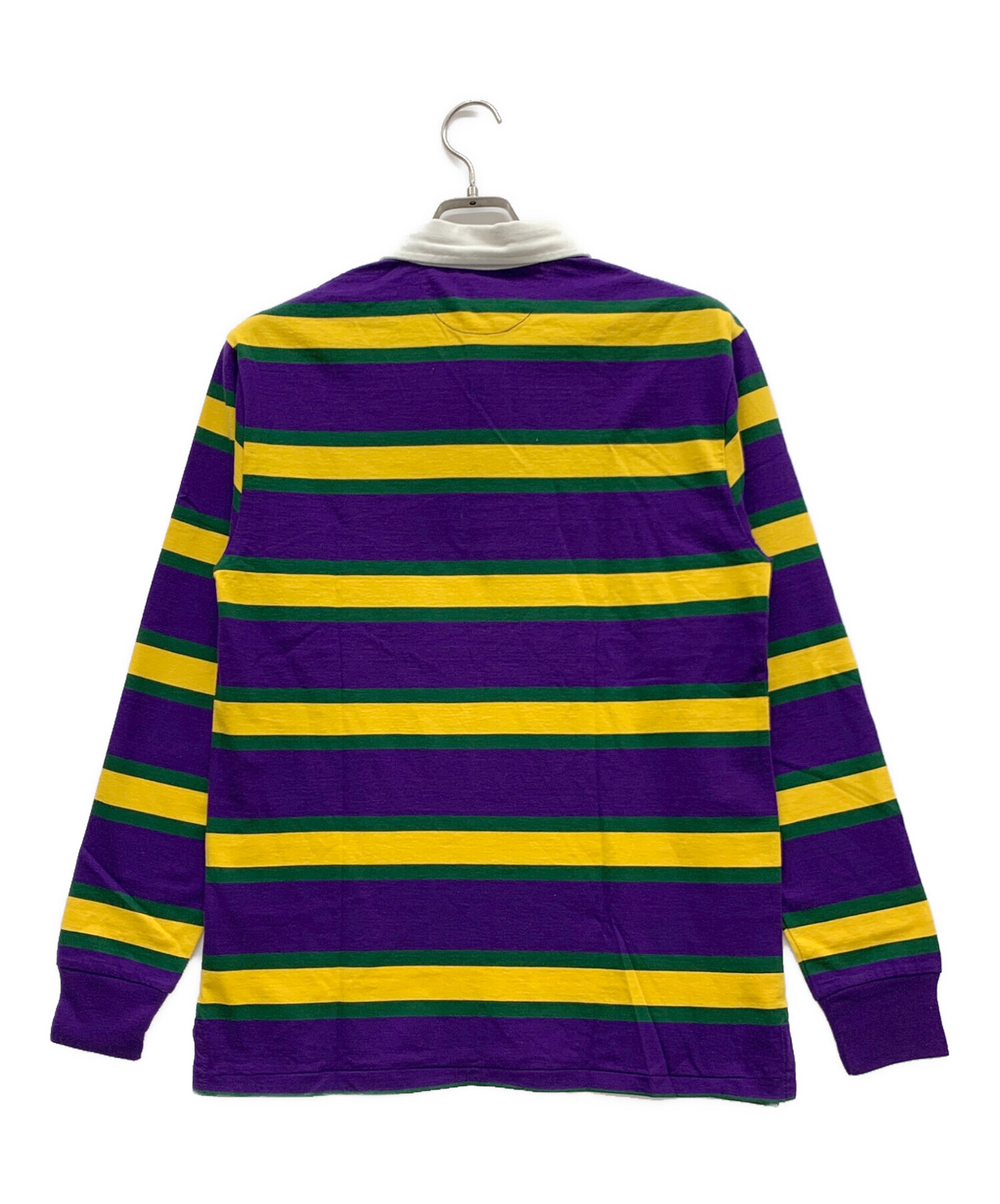 Polo Ralph Lauren ラガーシャツ 紫/黄 中古・古着通販】POLO RALPH LAUREN (ポロ・ラルフローレン) ラガー