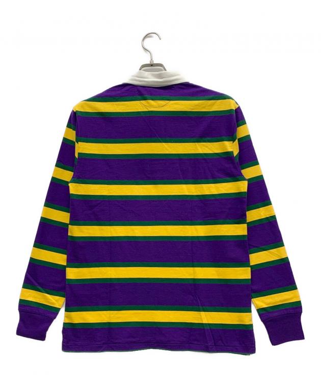 Polo Ralph Lauren ラガーシャツ 紫/黄 中古・古着通販】POLO RALPH LAUREN (ポロ・ラルフローレン) ラガー