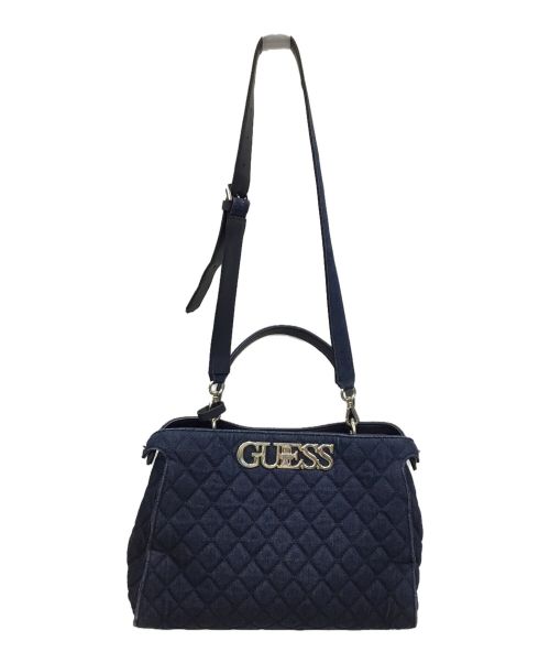 値下げ Guess 新品未使用 ショルダーバッグ 中古・古着通販】GUESS (ゲス) 2WAYショルダーバッグ ネイビー サイズ