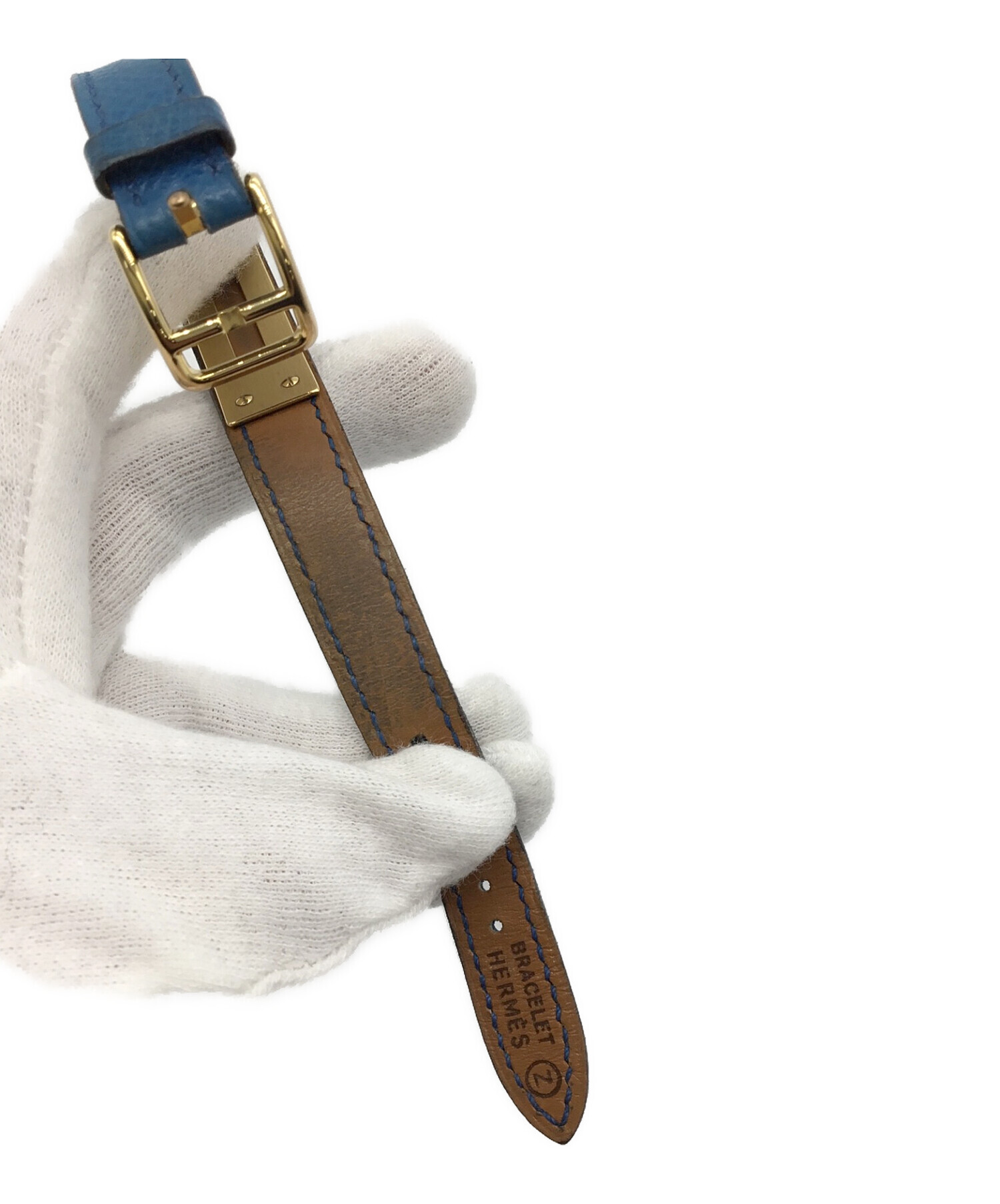 中古・古着通販】HERMES (エルメス) 腕時計 ブルーベルト サイズ