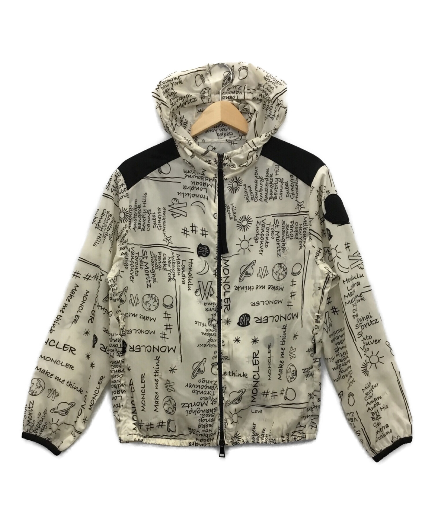 中古・古着通販】MONCLER (モンクレール) フーデッドナイロン 