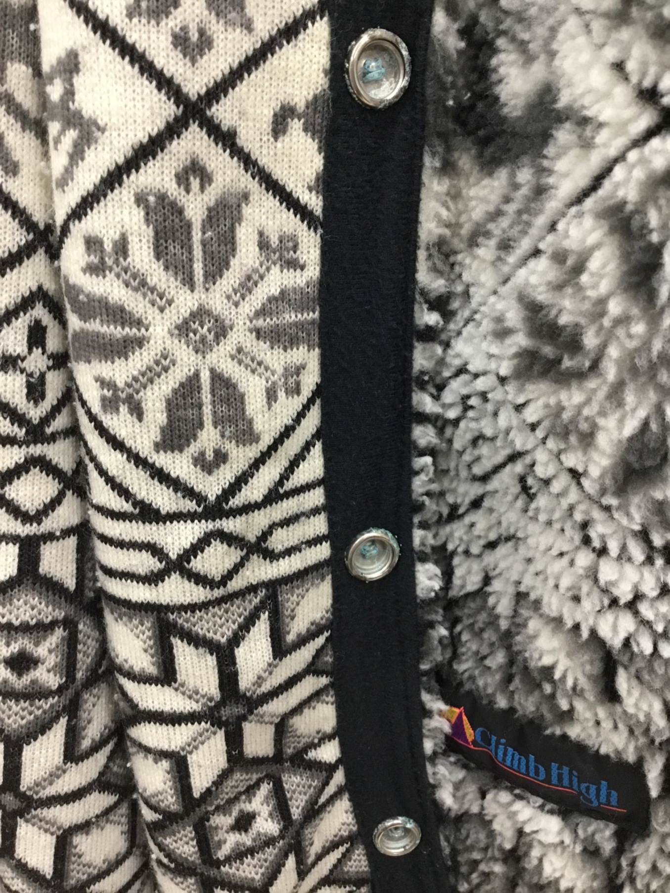 中古・古着通販】climb High (クライムハイ) 装柄フリース サイズ:L