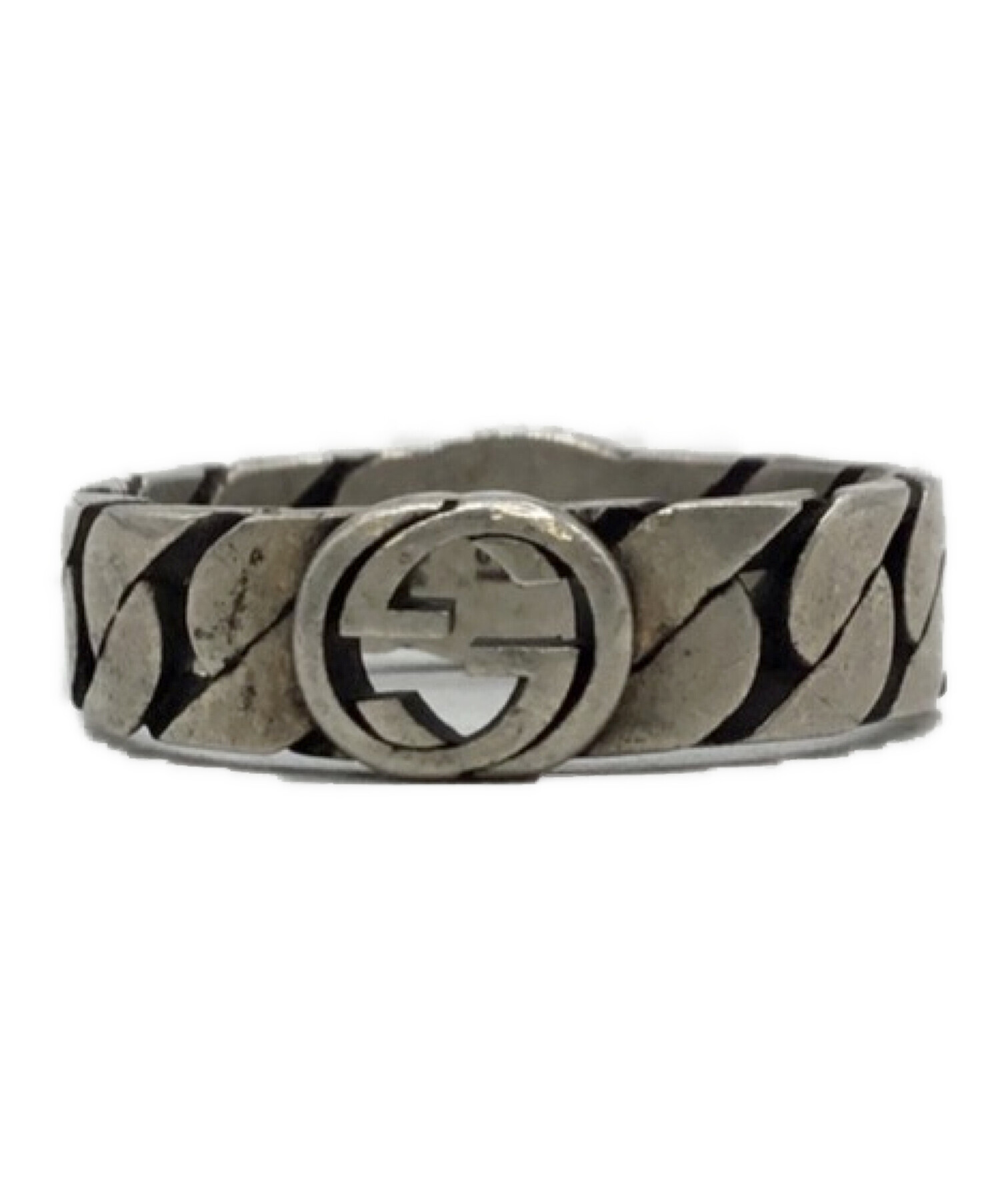 中古・古着通販】GUCCI (グッチ) インターロッキングG ワイドリング 