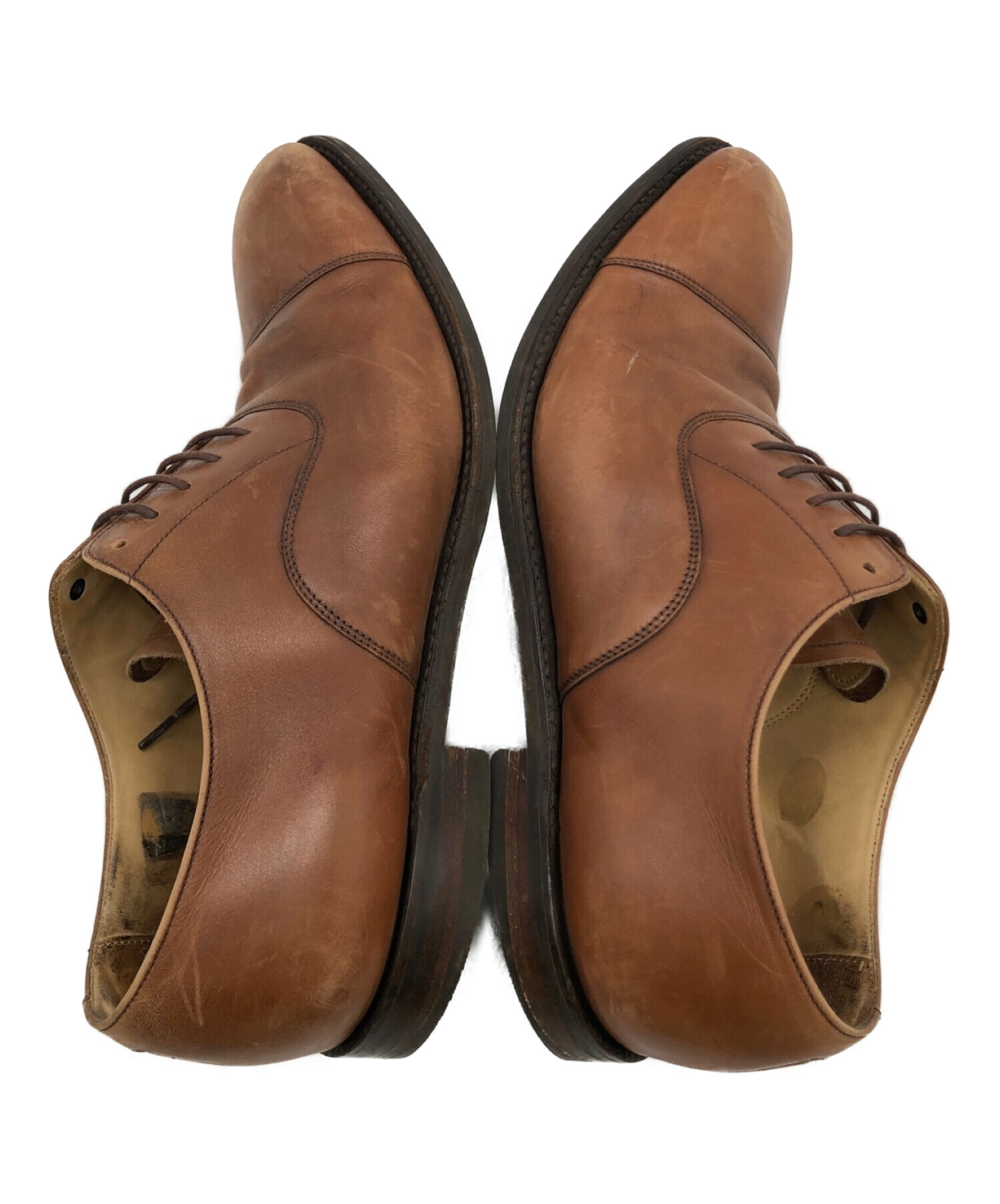 中古・古着通販】LOAKE (ローク) ストレートチップシューズ ブラウン 