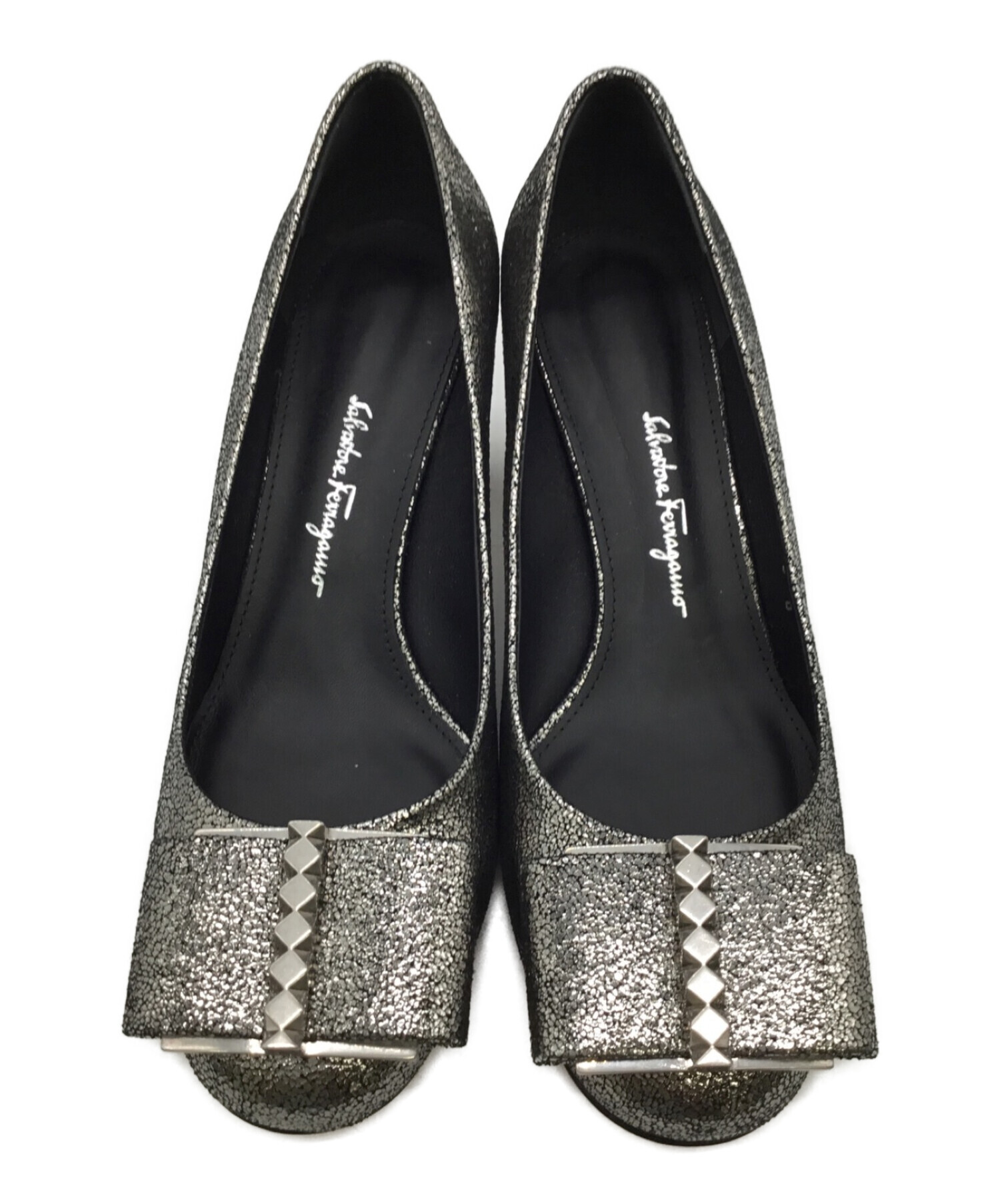 Ferragamo CAPUA55 黒パンプス 5D Ferragamo CAPUA55 黒パンプス 5D