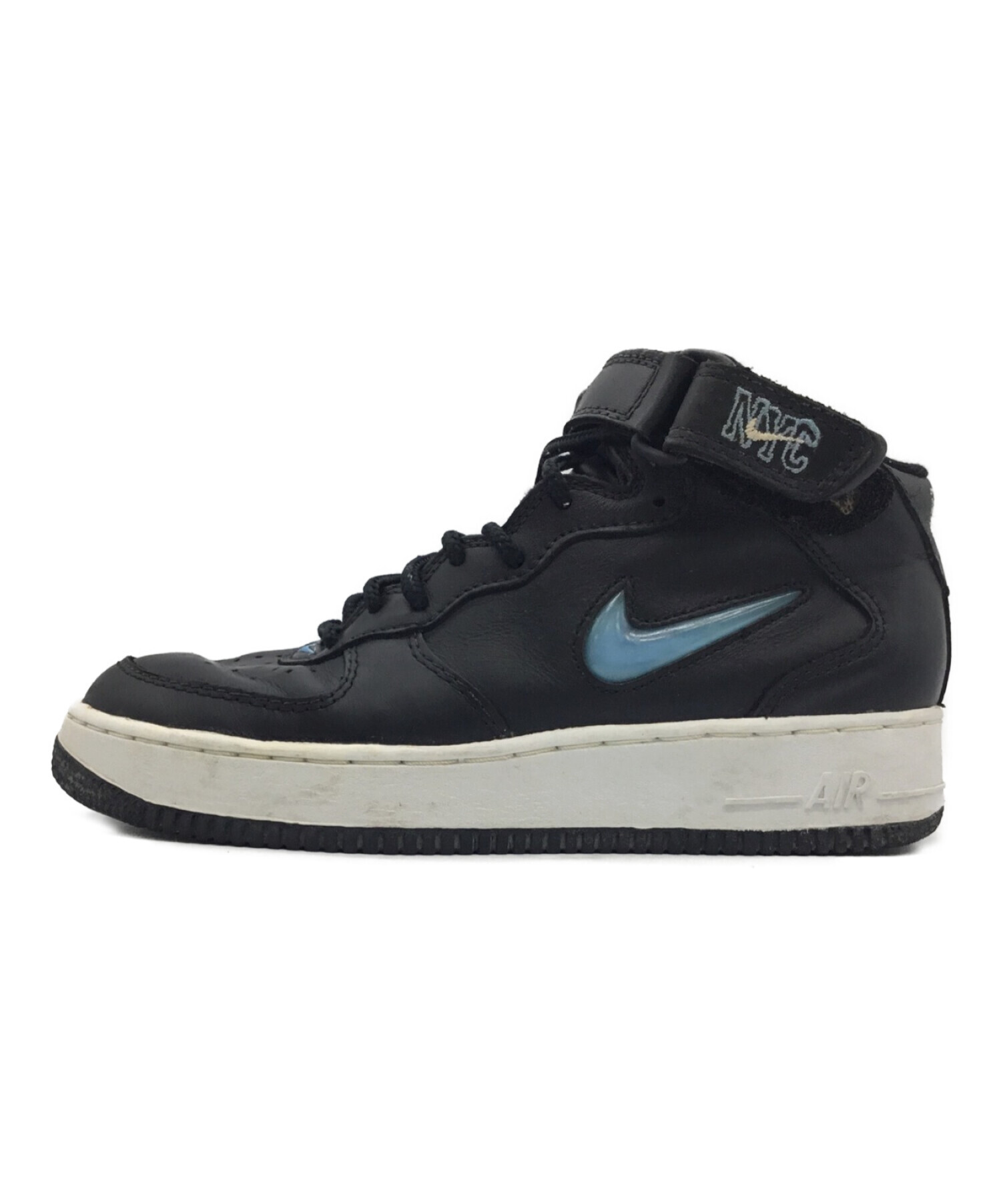 中古・古着通販】NIKE (ナイキ) ハイカットスニーカー ブラック サイズ 