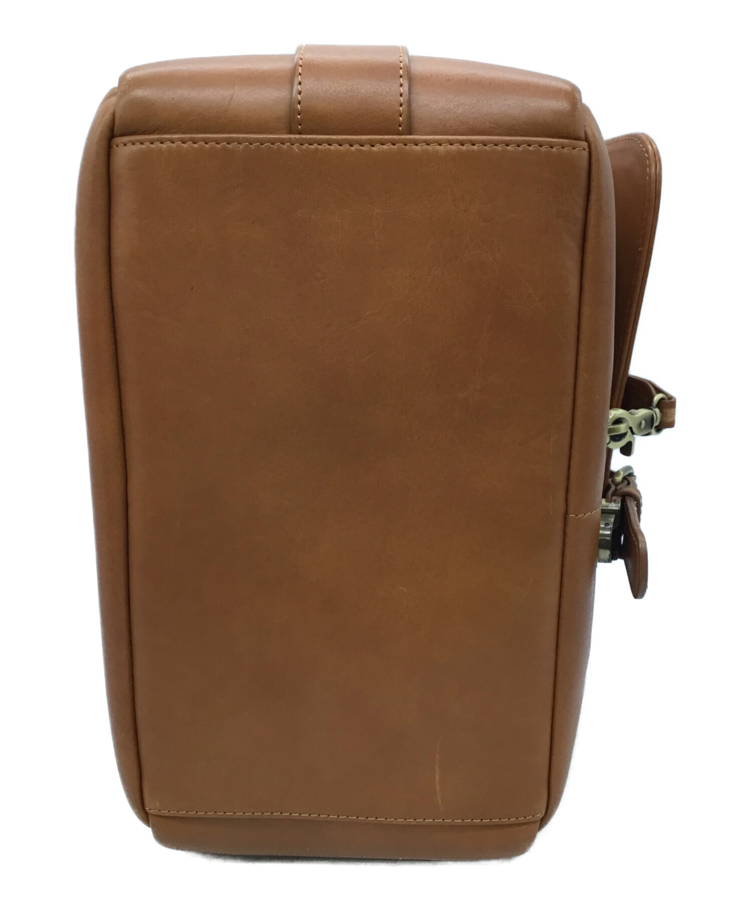 Jet Setter こどうぐかばん レザーショルダーバッグ ブラウン