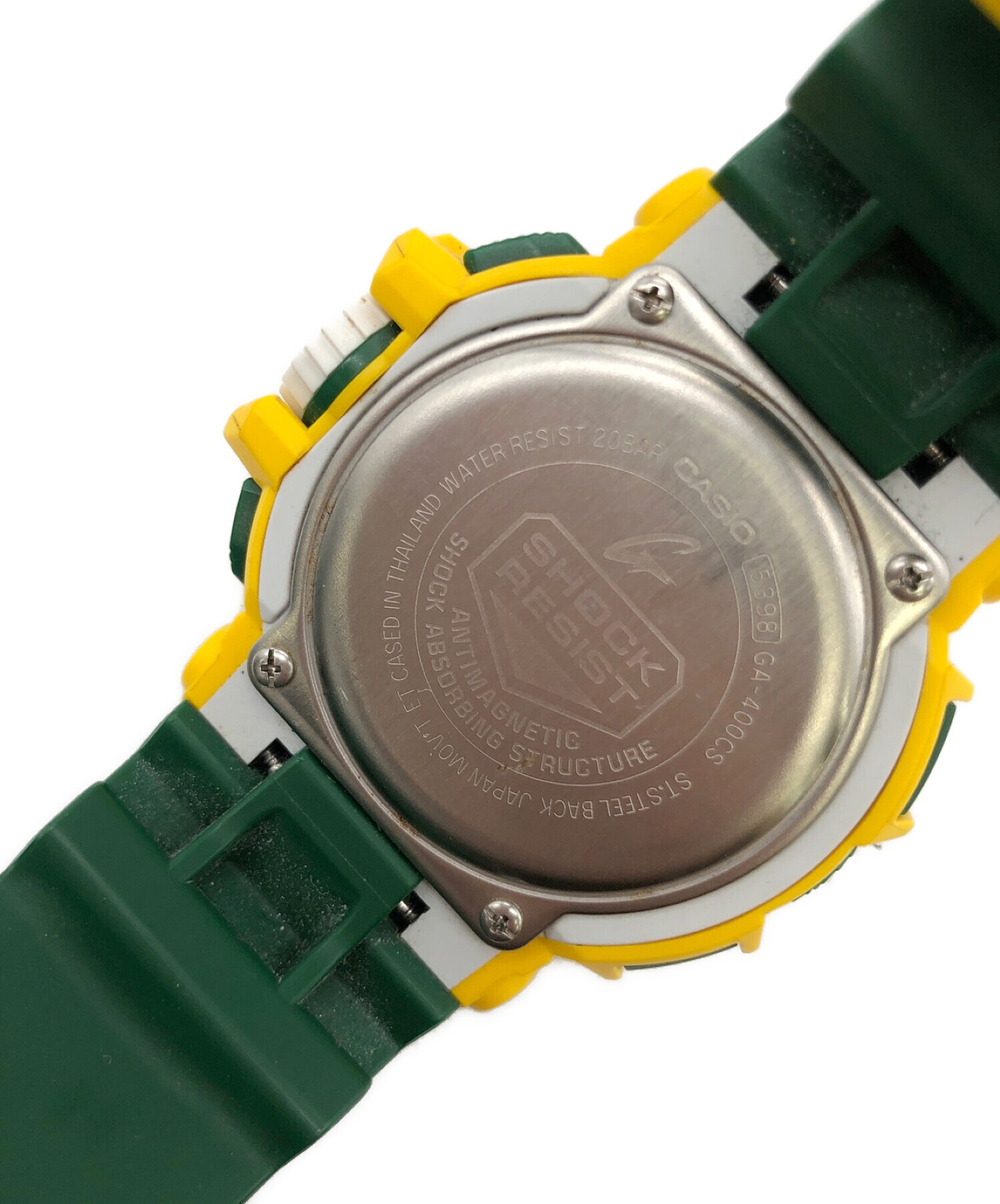 R7-3754 CASIO JG-100 リモコン腕時計 オリーブグリーン CASIO JG-100