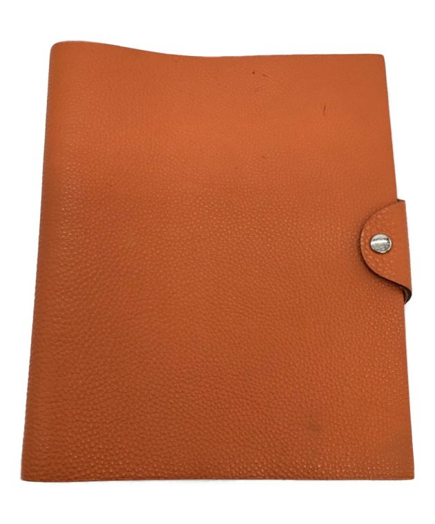 中古・古着通販】HERMES (エルメス) 手帳カバー オレンジ サイズ