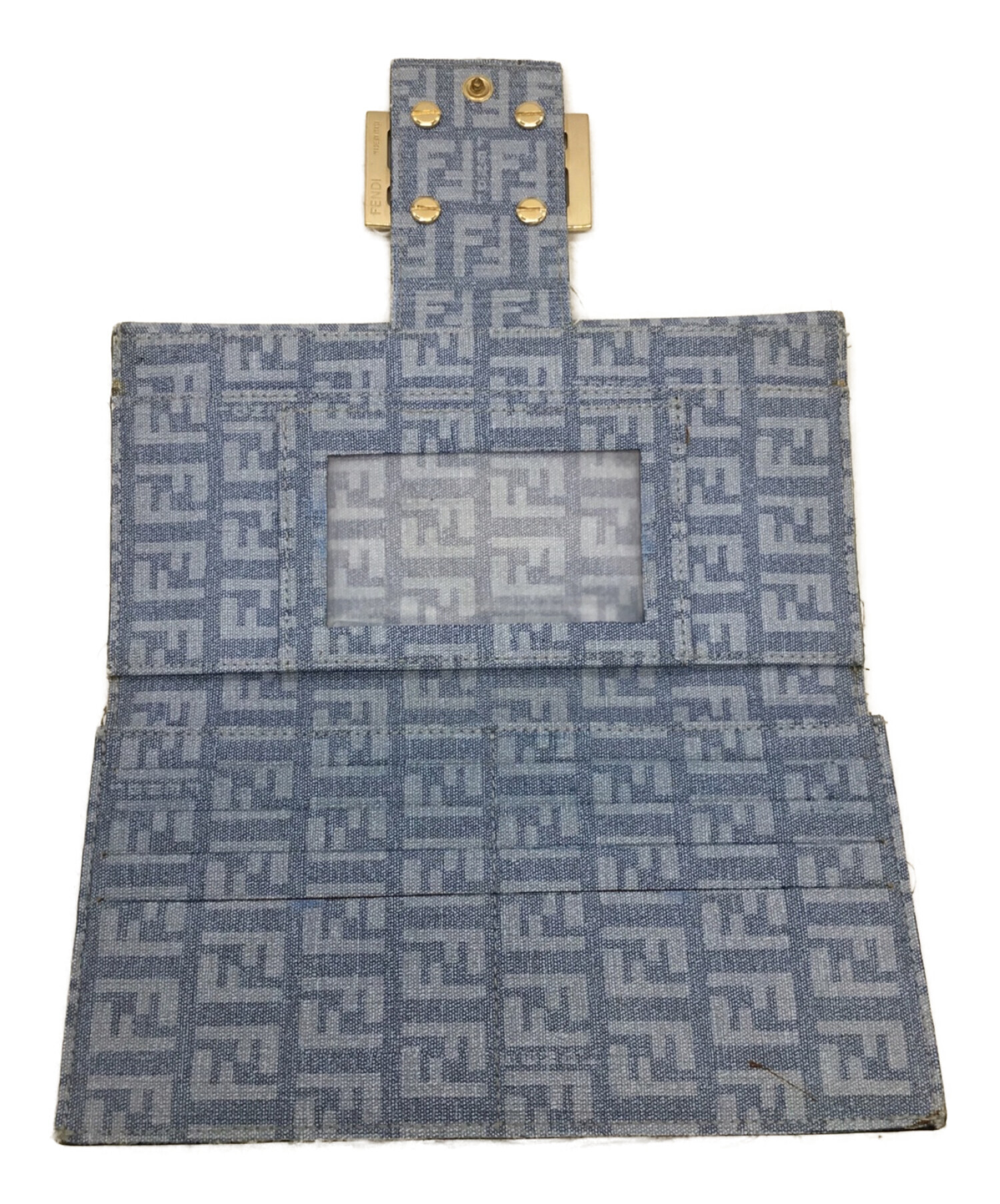 中古・古着通販】FENDI (フェンディ) 長財布 スカイブルー｜ブランド