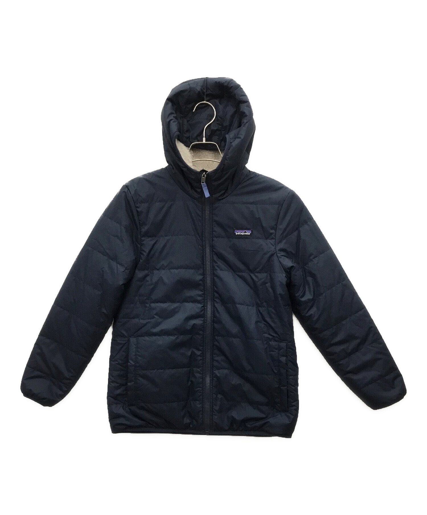 Patagonia ネイビー リバーシブルレディフレディ ジャケット キッズXL