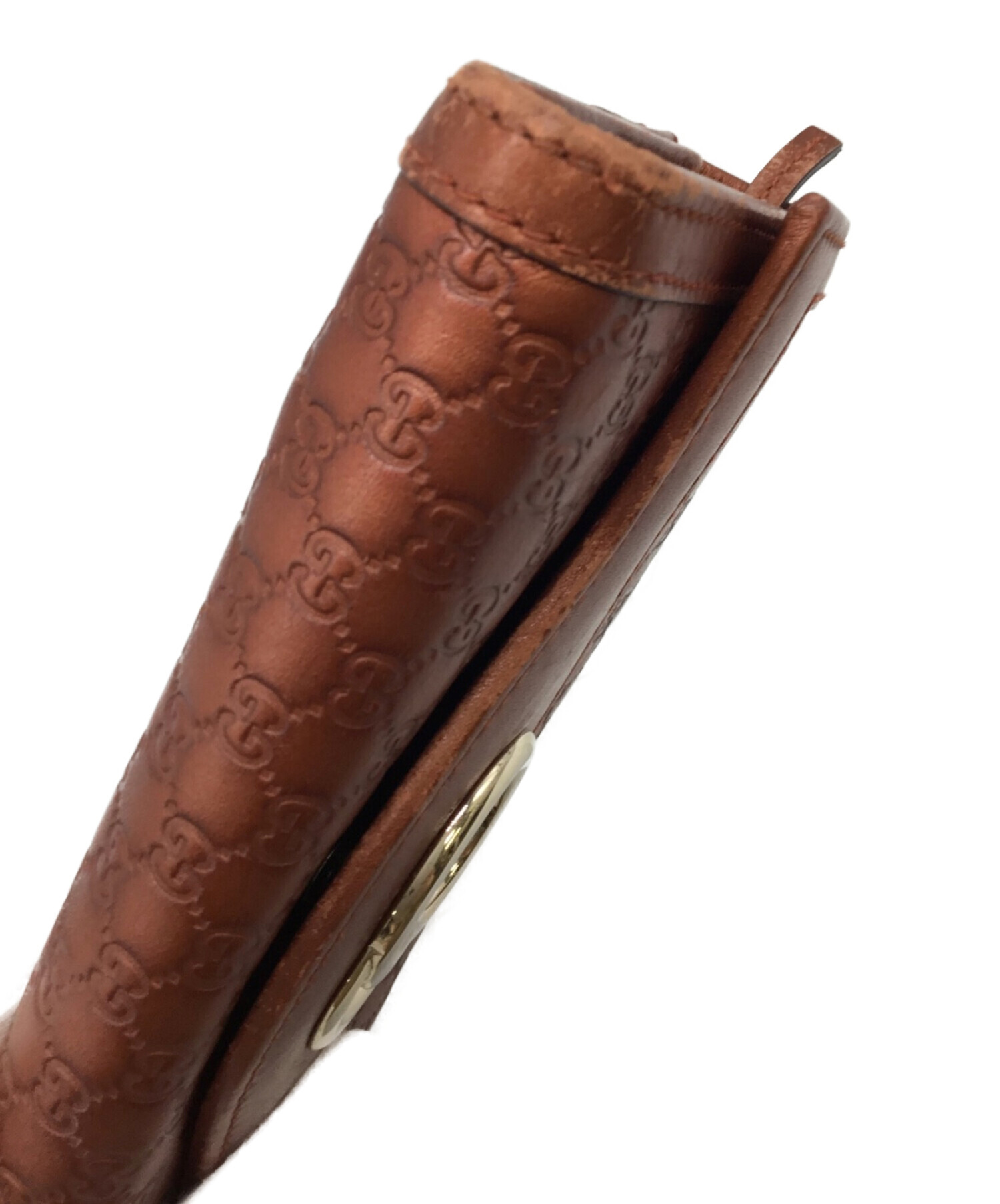 中古・古着通販】GUCCI (グッチ) 長財布 ブラウン｜ブランド・古着通販 