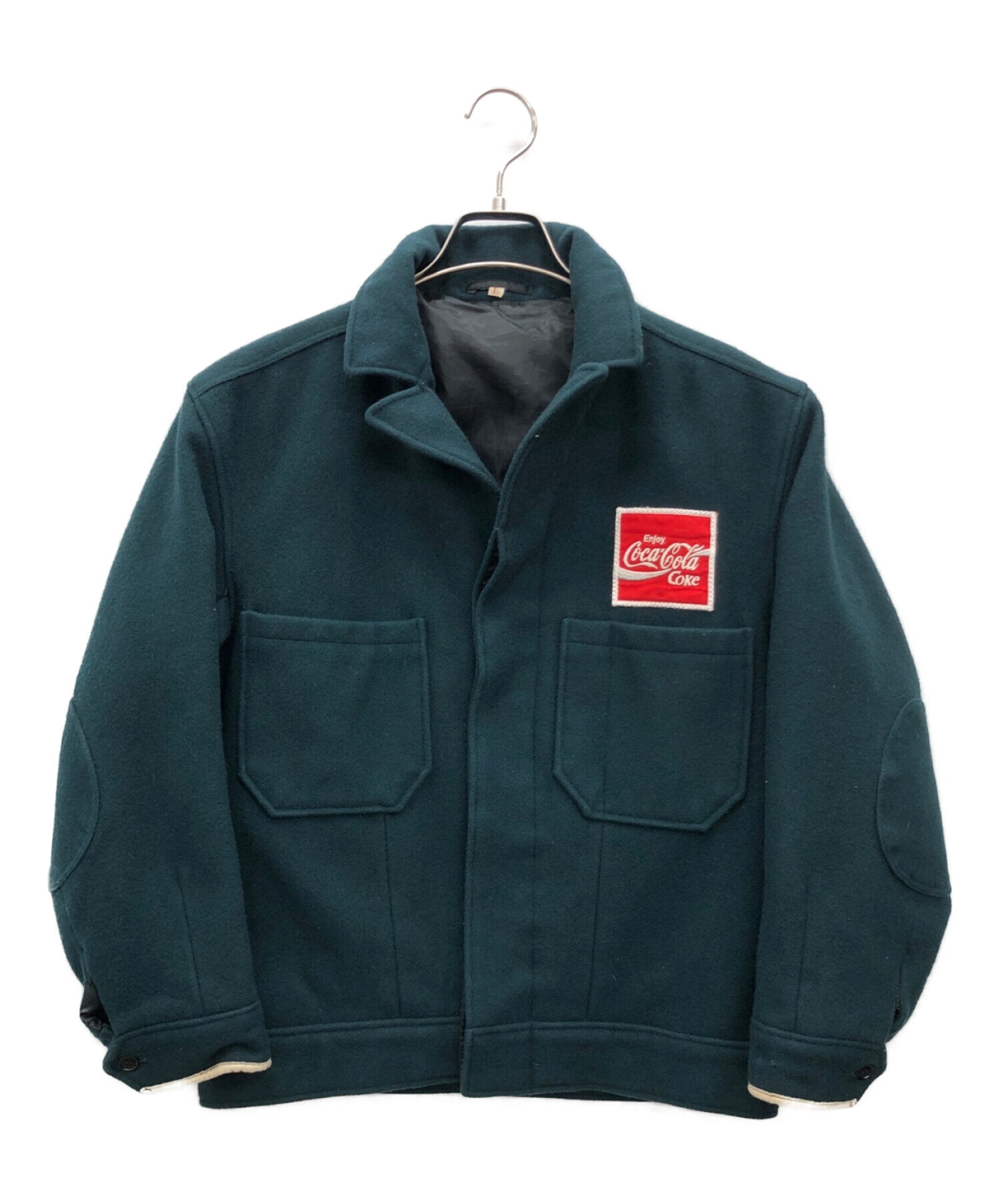中古・古着通販】Coca Cola (コカコーラ) ウールコート グリーン
