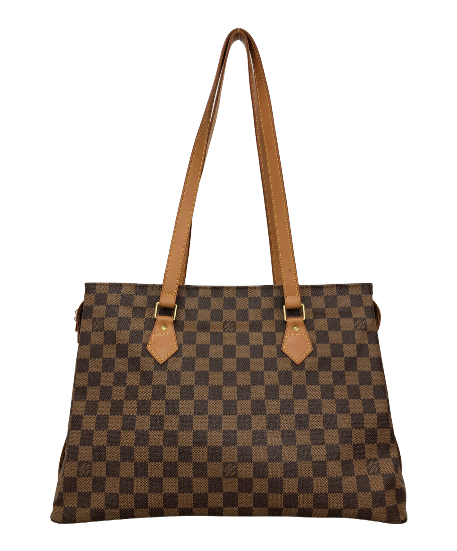 Louis Vuitton トートバッグ ブラウン 中古・古着通販】LOUIS VUITTON (ルイ ヴィトン) トートバッグ