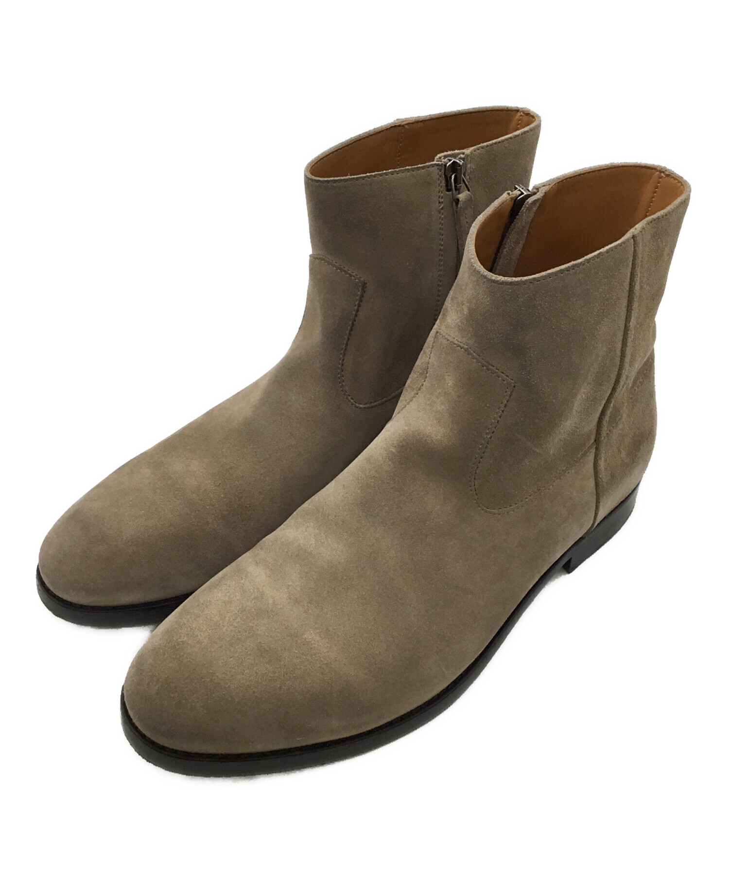 中古・古着通販】BUTTERO (ブッテロ) スウェードブーツ ベージュ