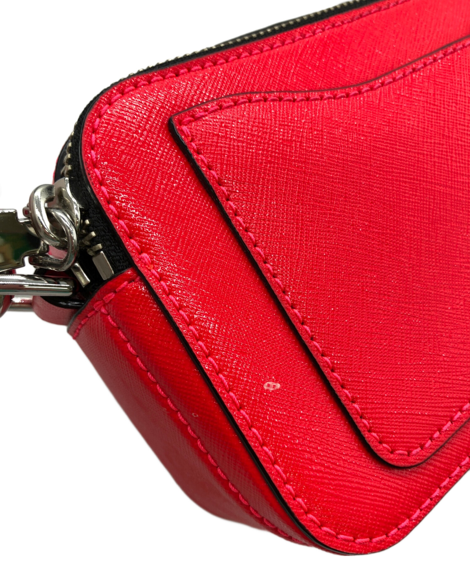 マークジェイコブス MARC JACOBS ショルダーバッグ 赤 中古 中古・古着通販】MARC JACOBS (マーク ジェイコブス) 2WAYバッグ