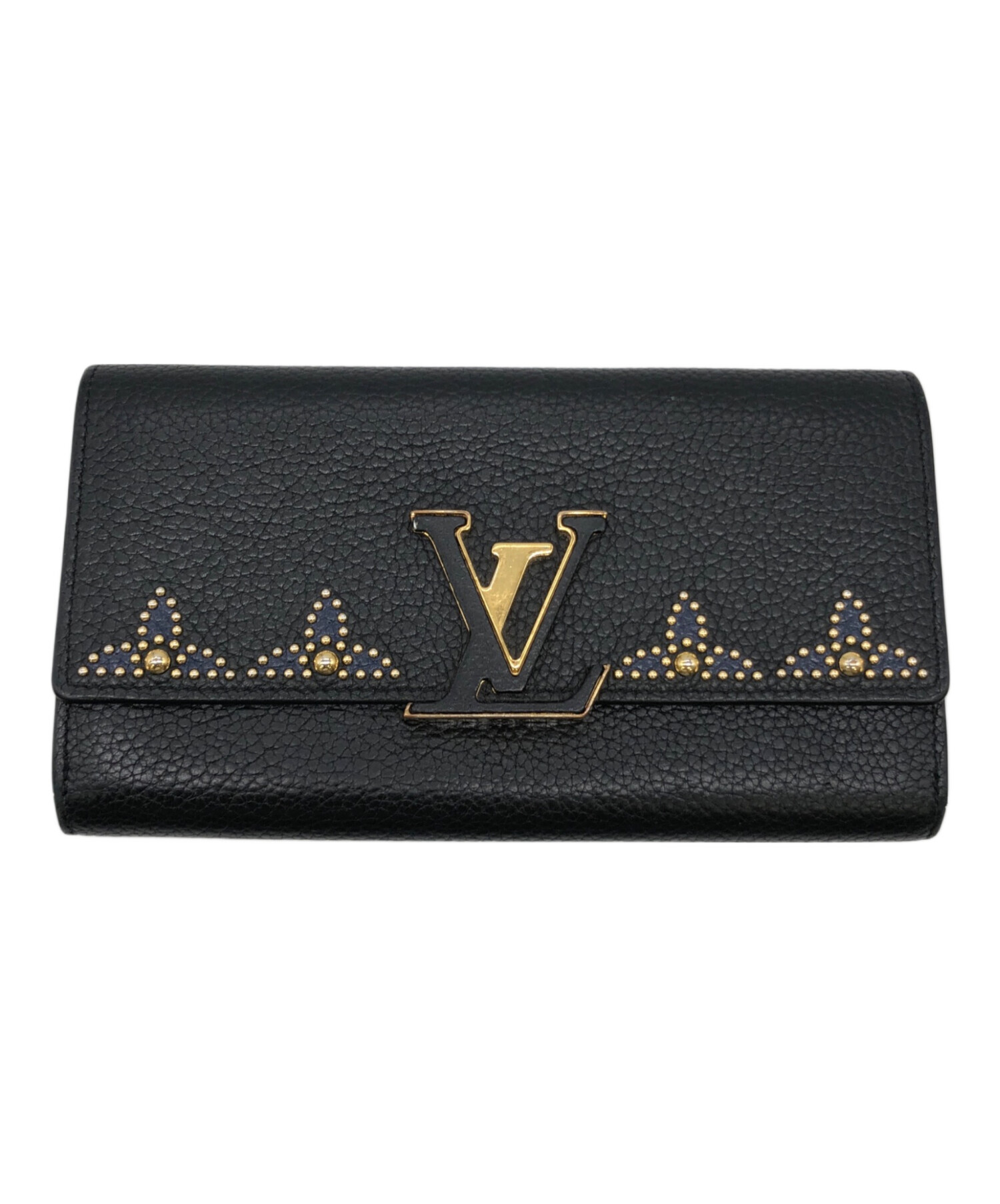 中古・古着通販】LOUIS VUITTON (ルイ ヴィトン) 長財布 ブラック