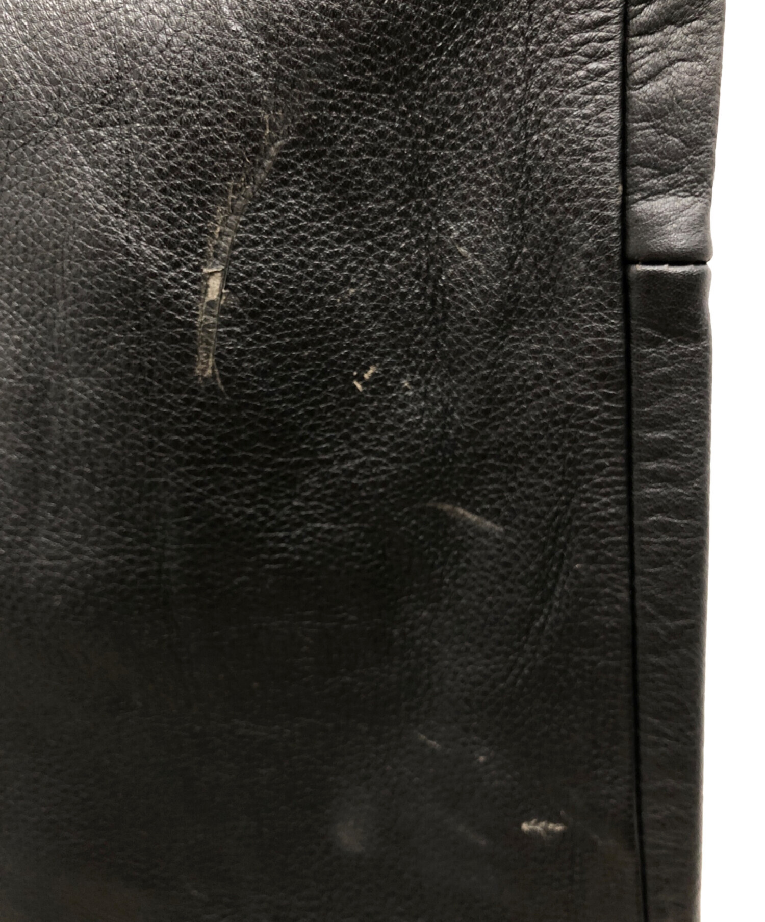 中古・古着通販】KADOYA (カドヤ) レザーパンツ ブラック サイズ:31