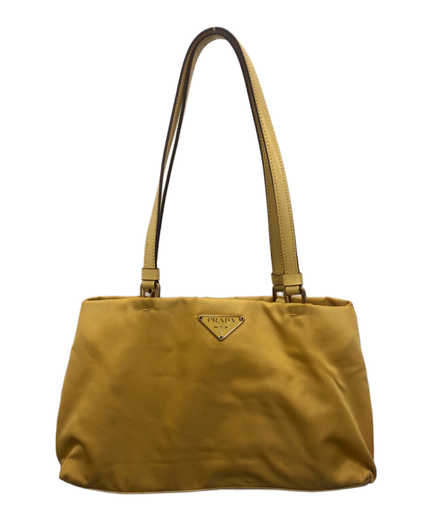 PRADA　ミニトート 中古・古着通販】PRADA (プラダ) ミニトートバッグ オレンジ