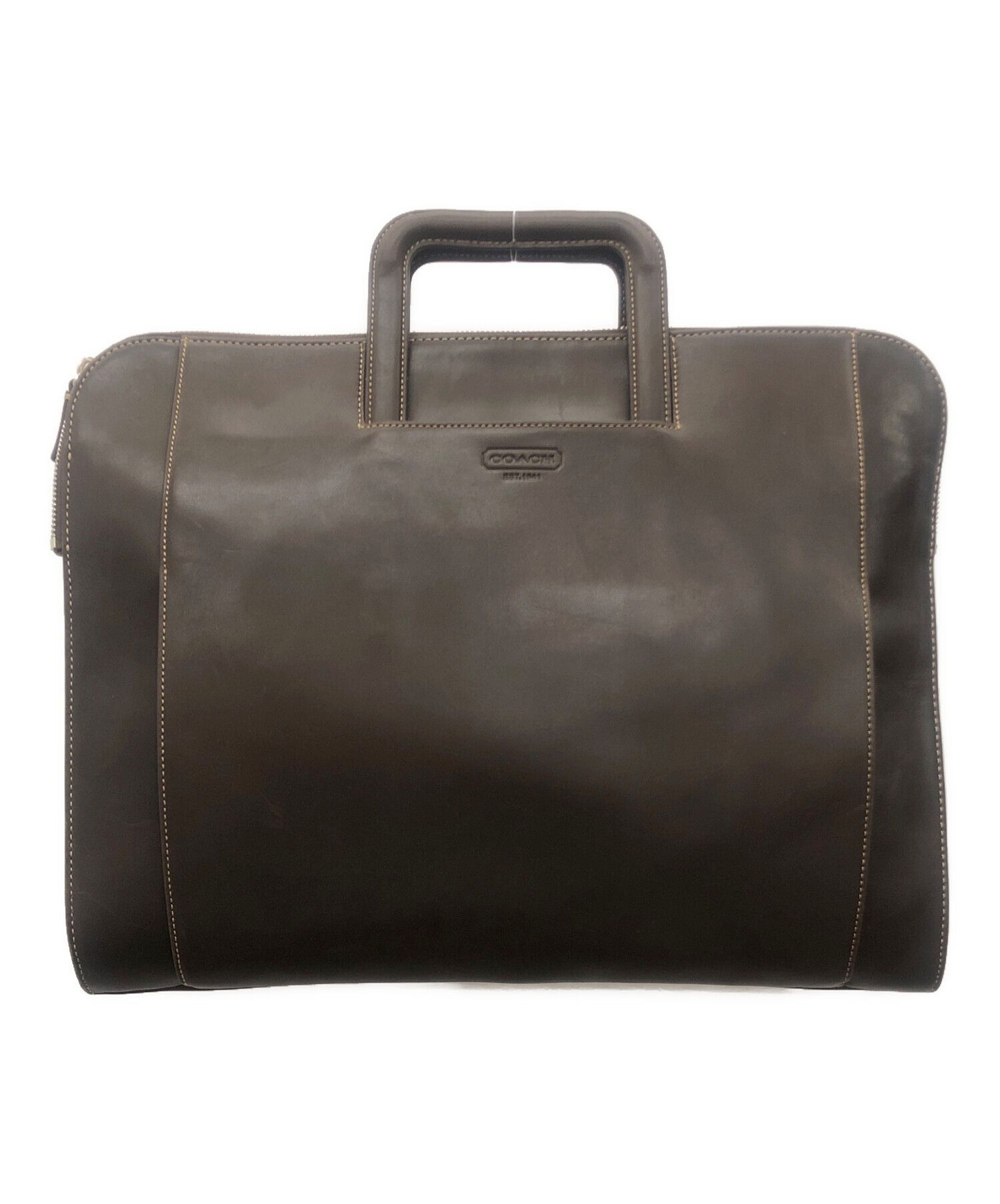 中古・古着通販】COACH (コーチ) ビジネスバッグ ブラウン｜ブランド