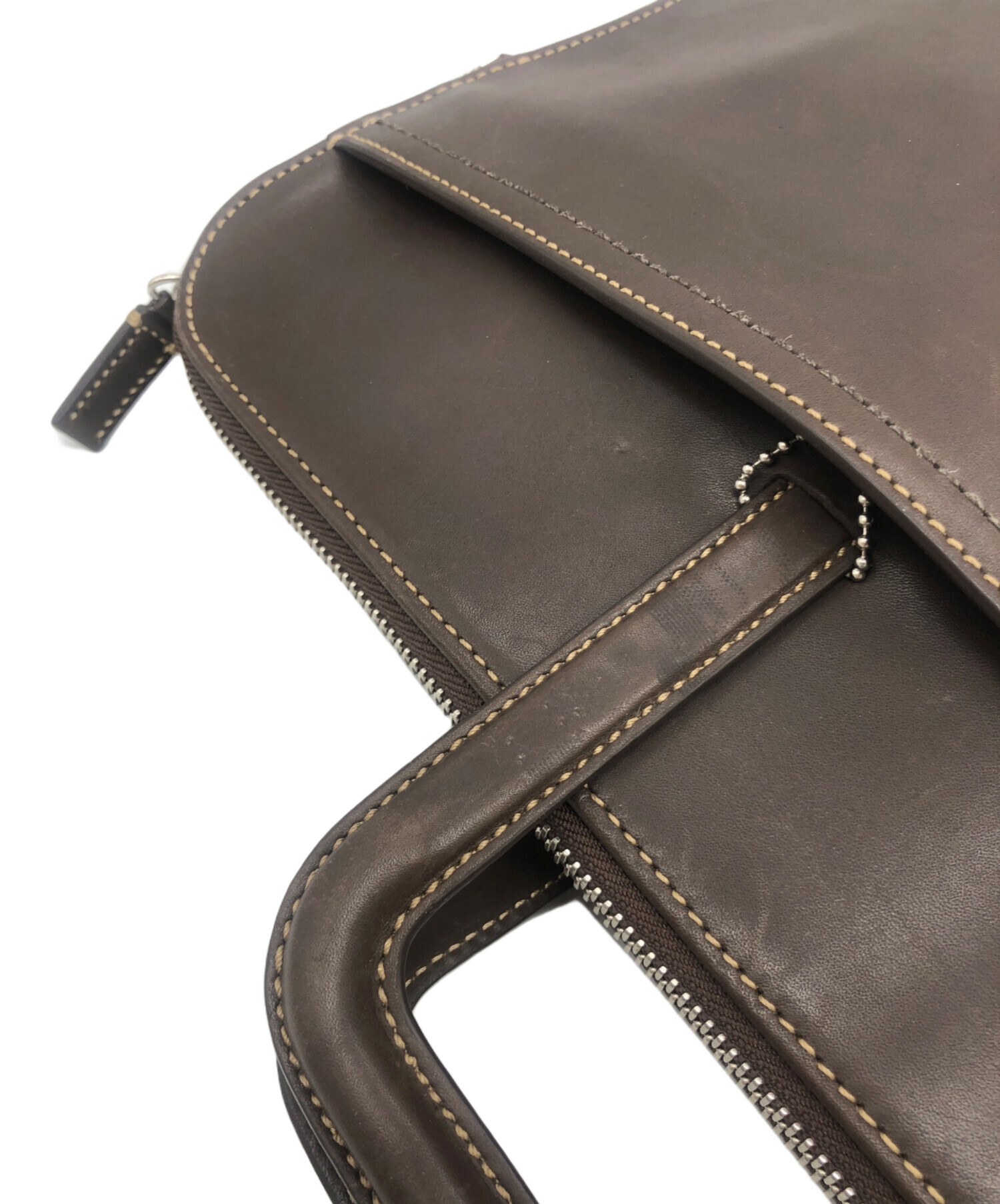 COACH ビジネスバッグ [ブラウン] 中古・古着通販】COACH (コーチ) ビジネスバッグ ブラウン｜ブランド
