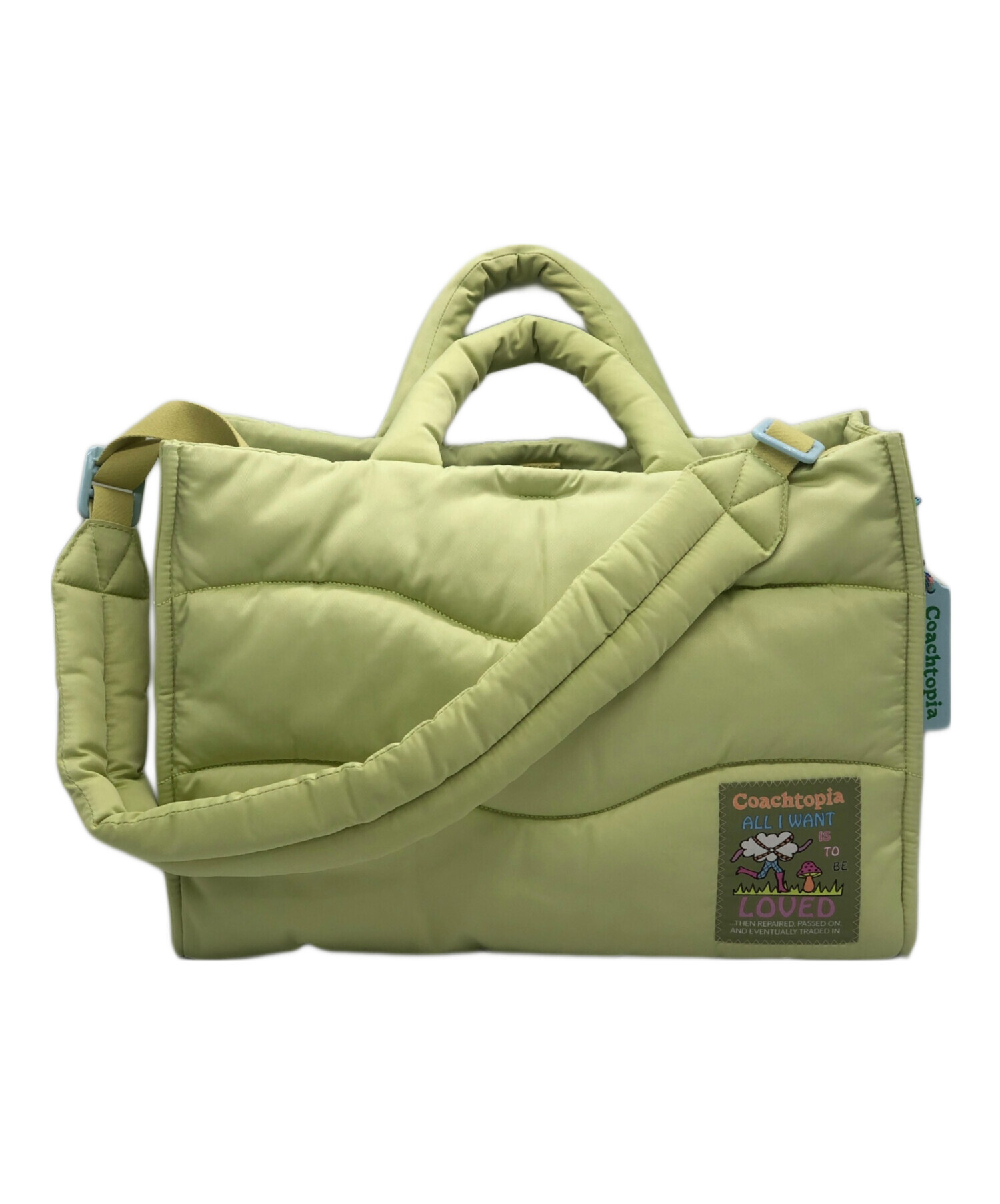 未使用タグ付✨COACH topia トートバッグ 2way キルティング